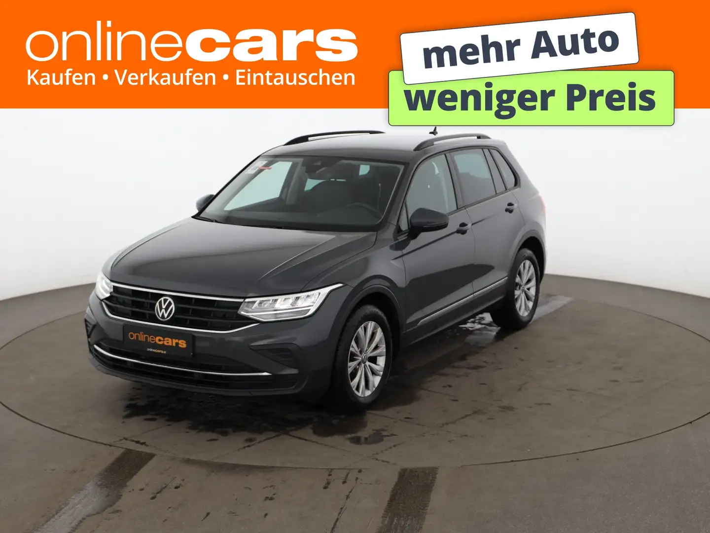Volkswagen Tiguan 2.0 TDI Life Aut LED RADAR NAVI R-CAM TEMP Grau - 1