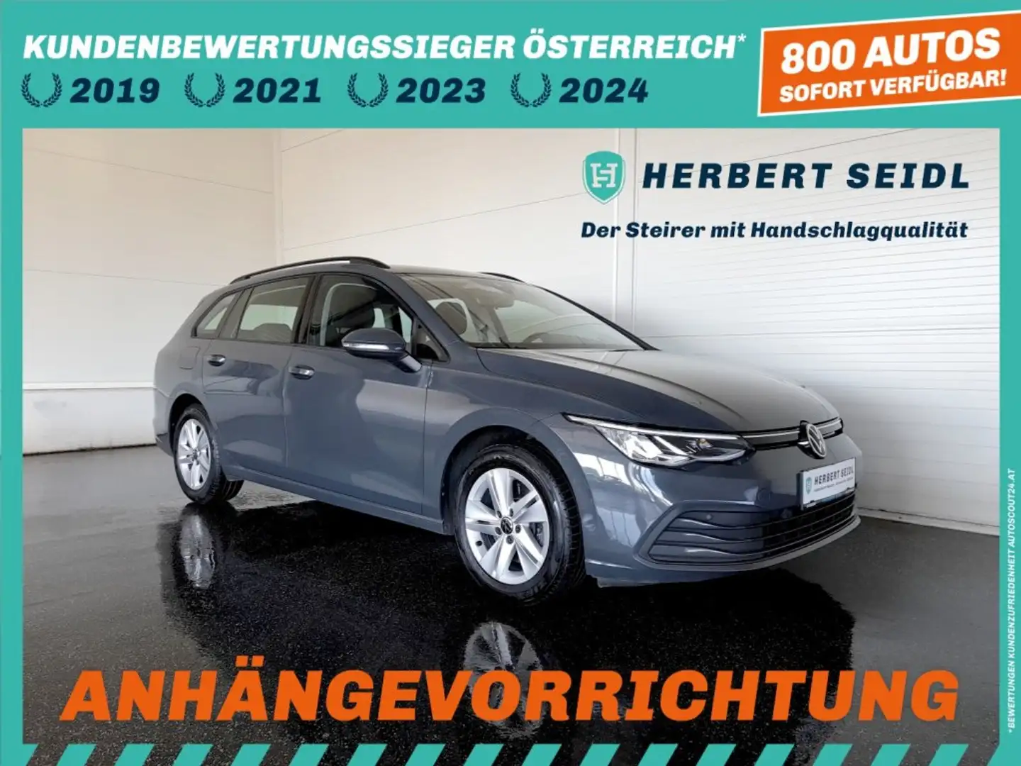 Volkswagen Golf VIII Variant LIFE 2,0 TDI DSG *VIRTUELL PRO / LED / NAVI / AHV / ACC / TRAVEL ASSIST* Grau - 1