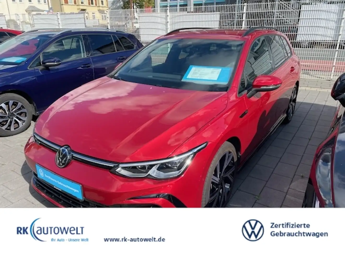 Volkswagen Golf Variant 2.0 TSI DSG R-Line Navi  AHK Kamera LED Plus Winte Rot - 1