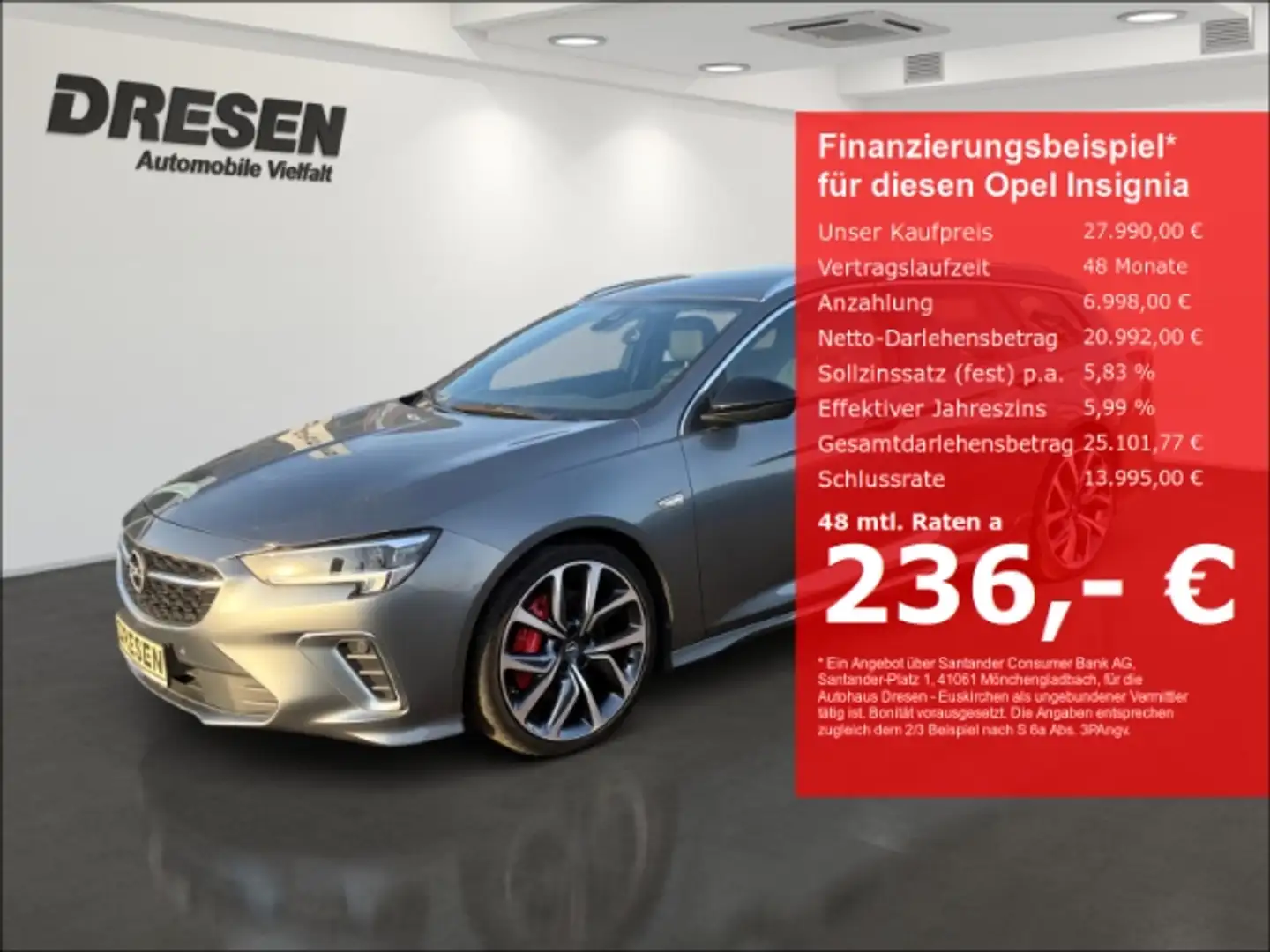 Opel Insignia B 4x4 ST GSI 2.0 Alcantara/IntelliLux-LED/Rückfahr Gris - 1