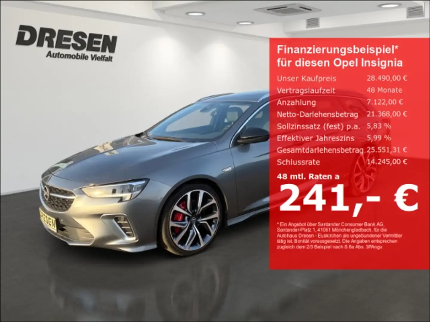Opel Insignia B 4x4 ST GSI 2.0 Alcantara/IntelliLux-LED/Rückfahr Grau - 1