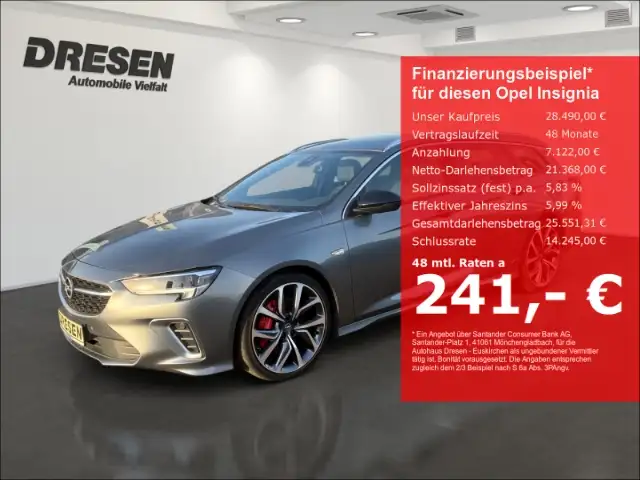 Opel Insignia B 4x4 ST GSI 2.0 Alcantara/IntelliLux-LED/Rückfahr
