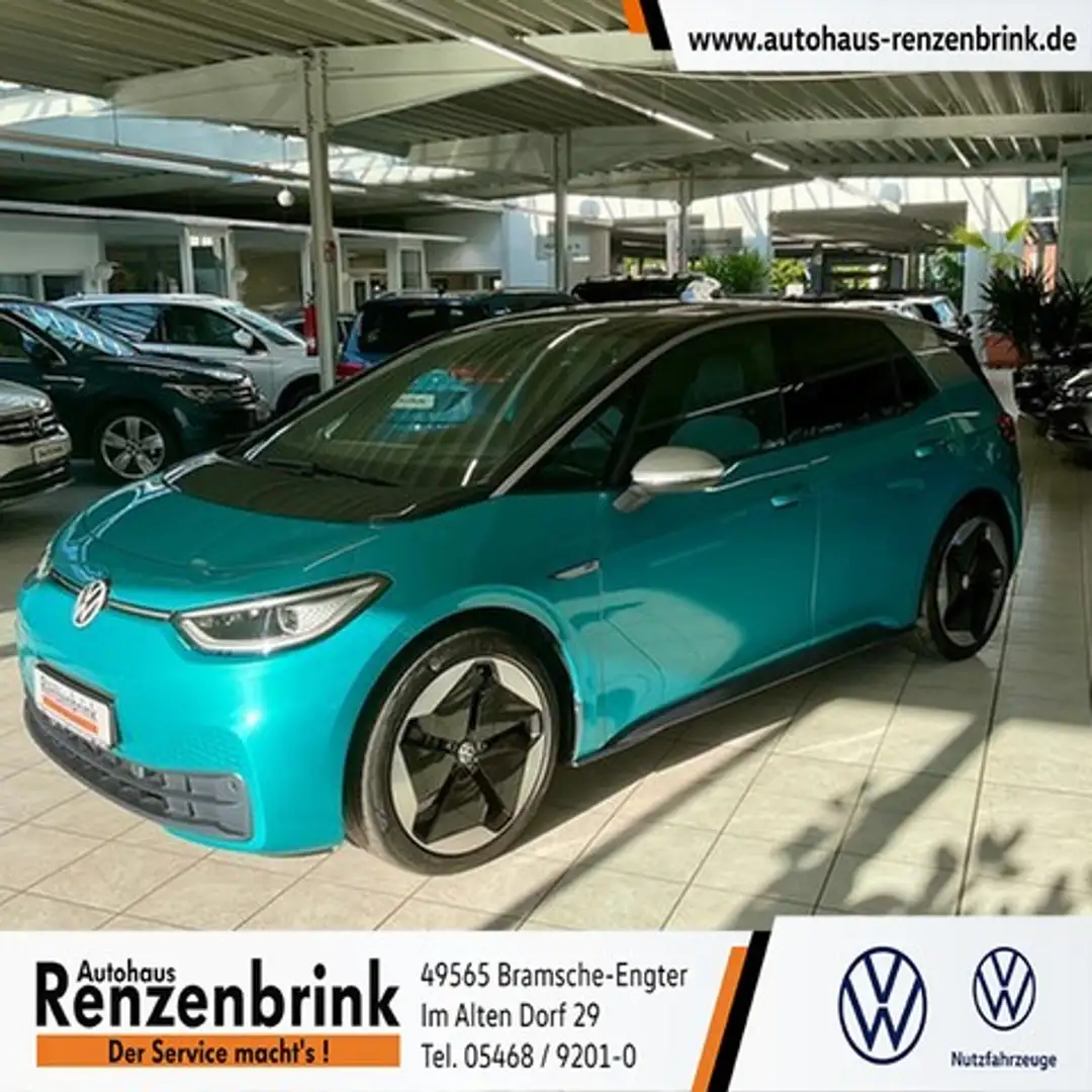 Volkswagen ID.3 Pro Performance 1st Max 58 kWh Wärmepu. Panoram... Grün - 1