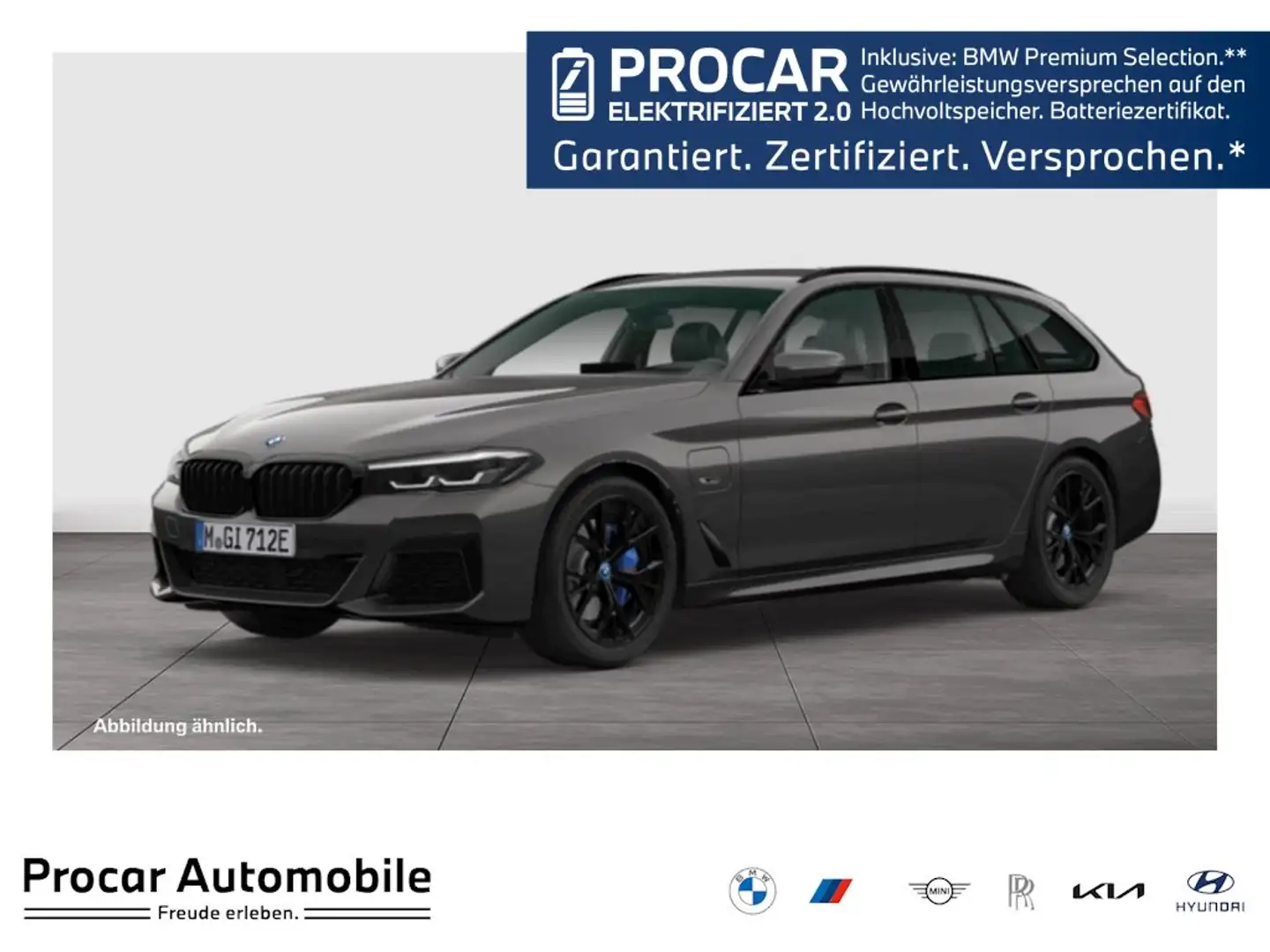 BMW 530 e Touring M Sport Live Prof PA 19'' DAB LED Lhz Grau - 1