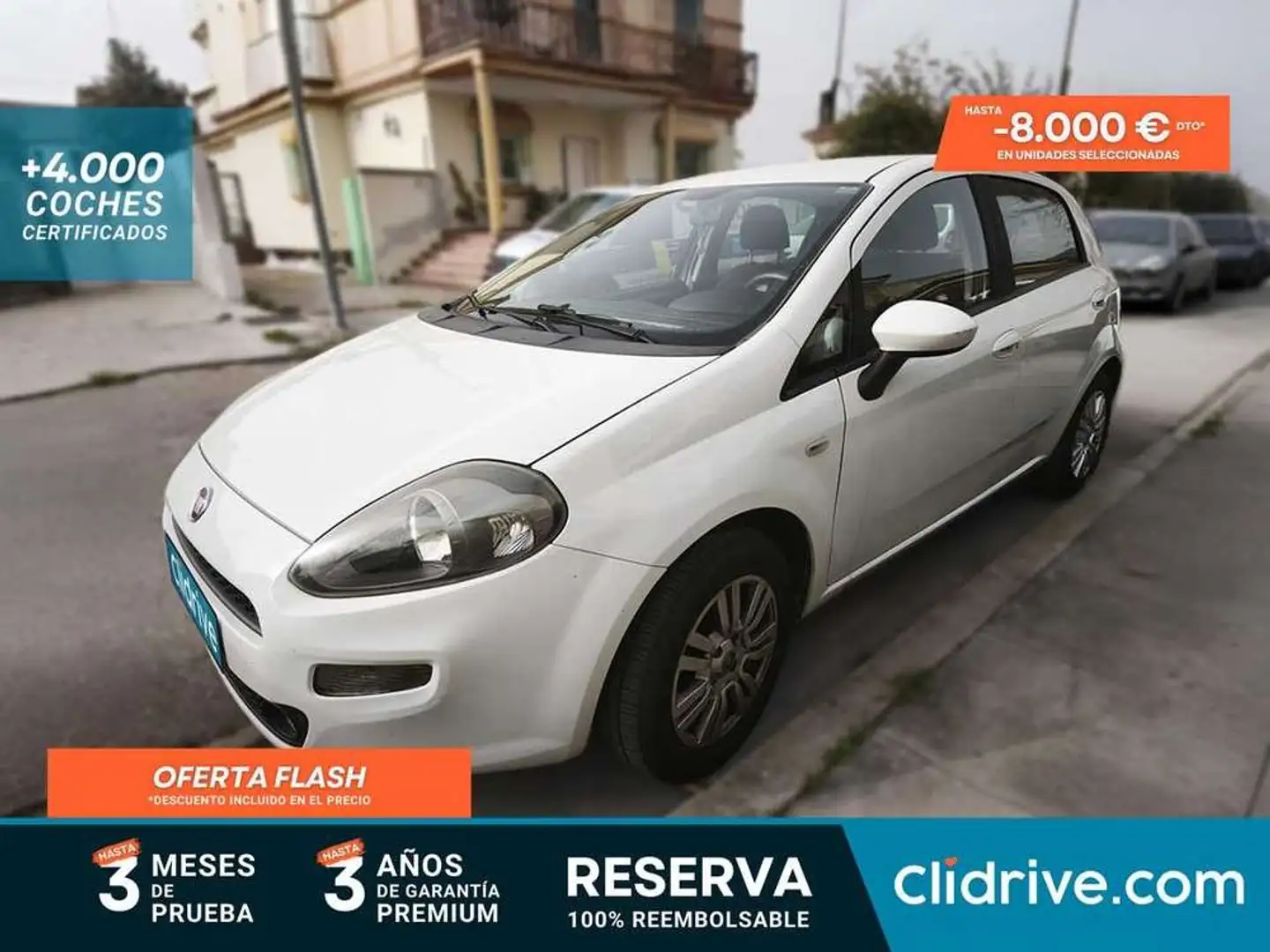 Fiat Punto 1.2 8v Easy 69 CV Gasolina S&S Blanco - 1