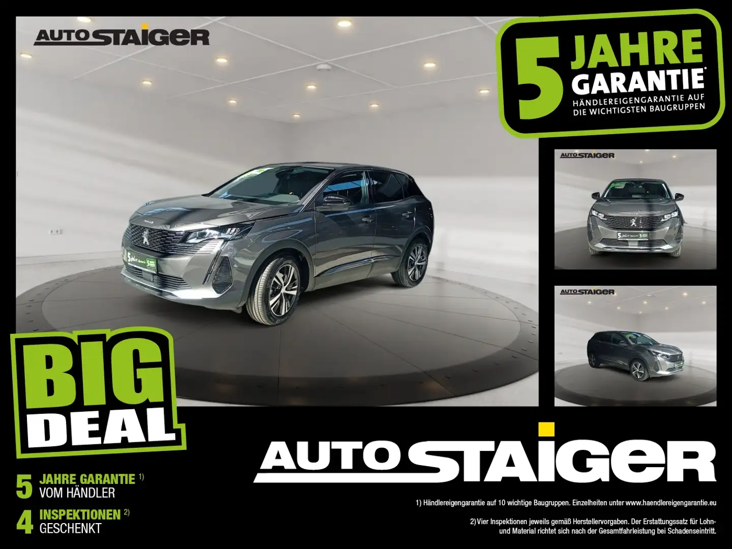 Peugeot 3008 Allure Pack *LED*Navi*SHZ*el. Heckklappe* Gris - 1