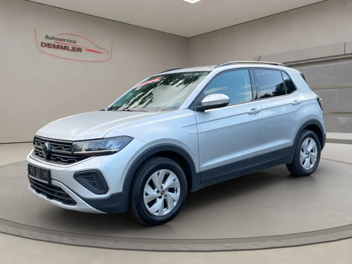 Volkswagen T-Cross 1.0 TSI Life EU6e,LED,Climatronic,Tempomat,PDC,ACC Argento - 1
