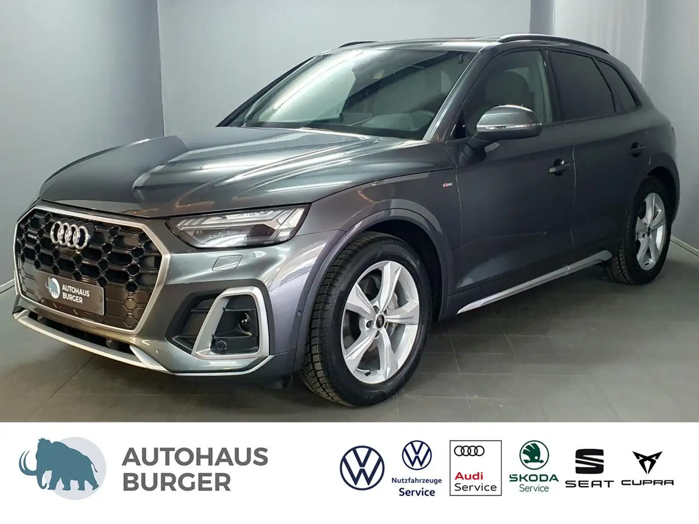 Audi Q5 40TDI qu. S tronic S line/Standhz/Pano/Luft LED Gris - 1