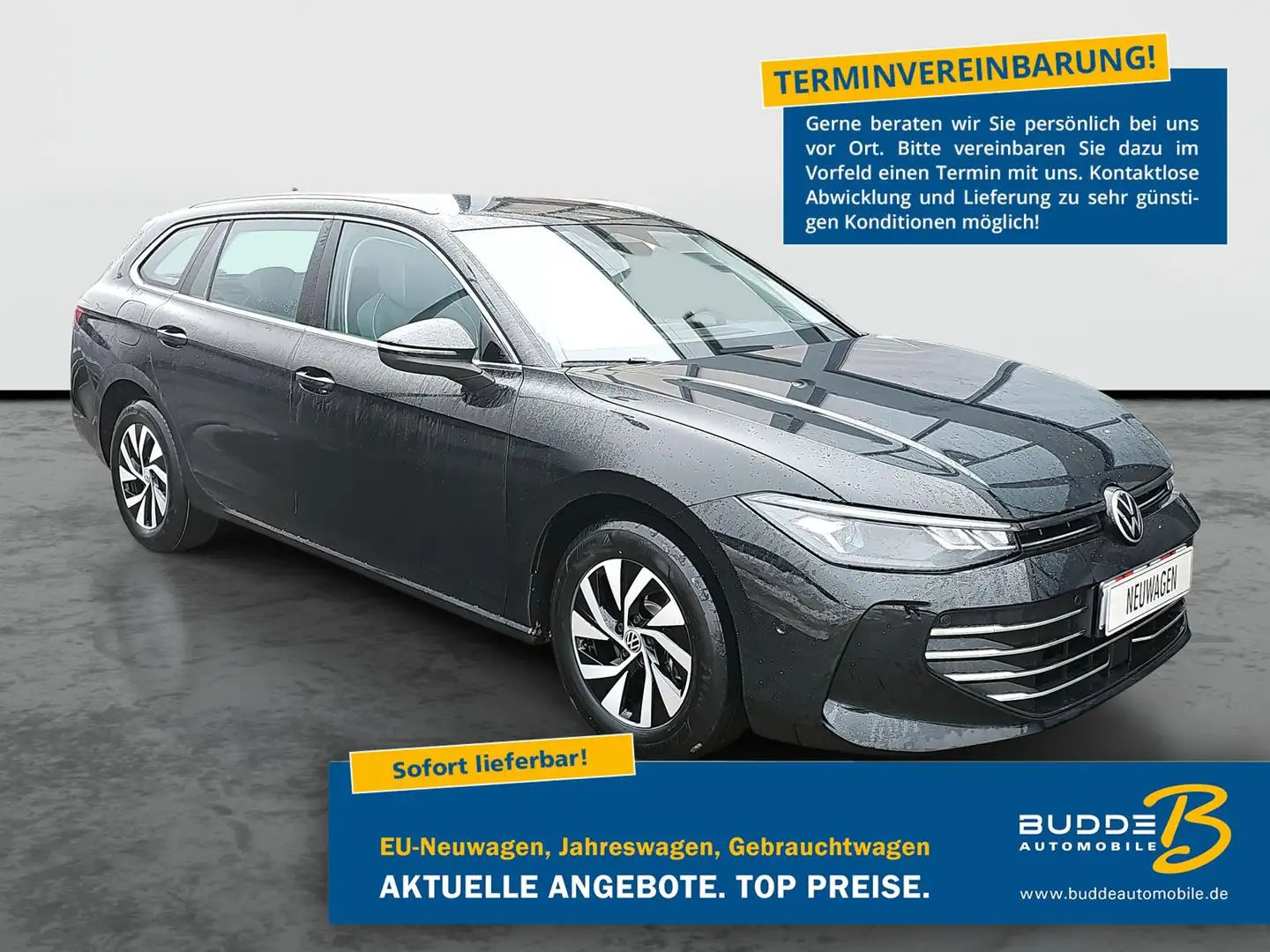 Volkswagen Passat Variant 1.5 eTSI DSG Business Massage AHK Negro - 1