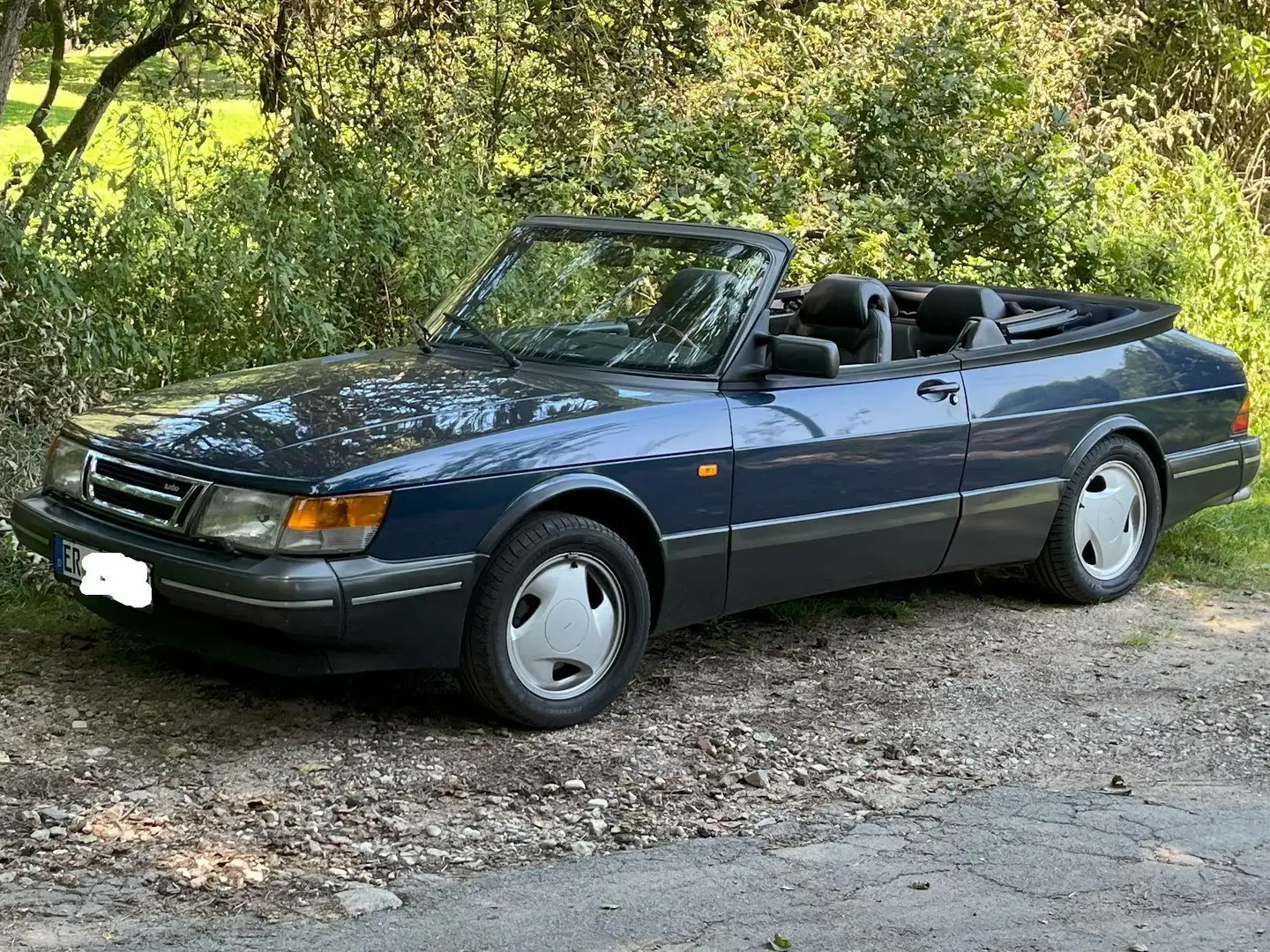 Saab 900 900 Cabrio turbo 16 Blau - 1