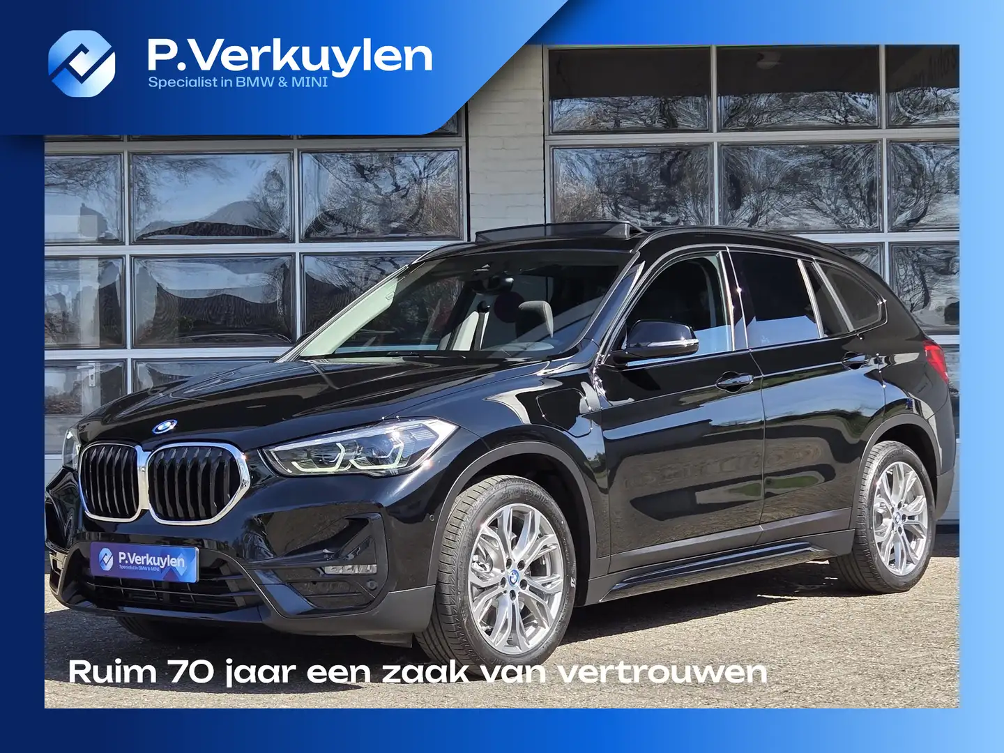 BMW X1 xDrive25e eDrive Sport Line | PANORAMA | SPORTSTOE Zwart - 1