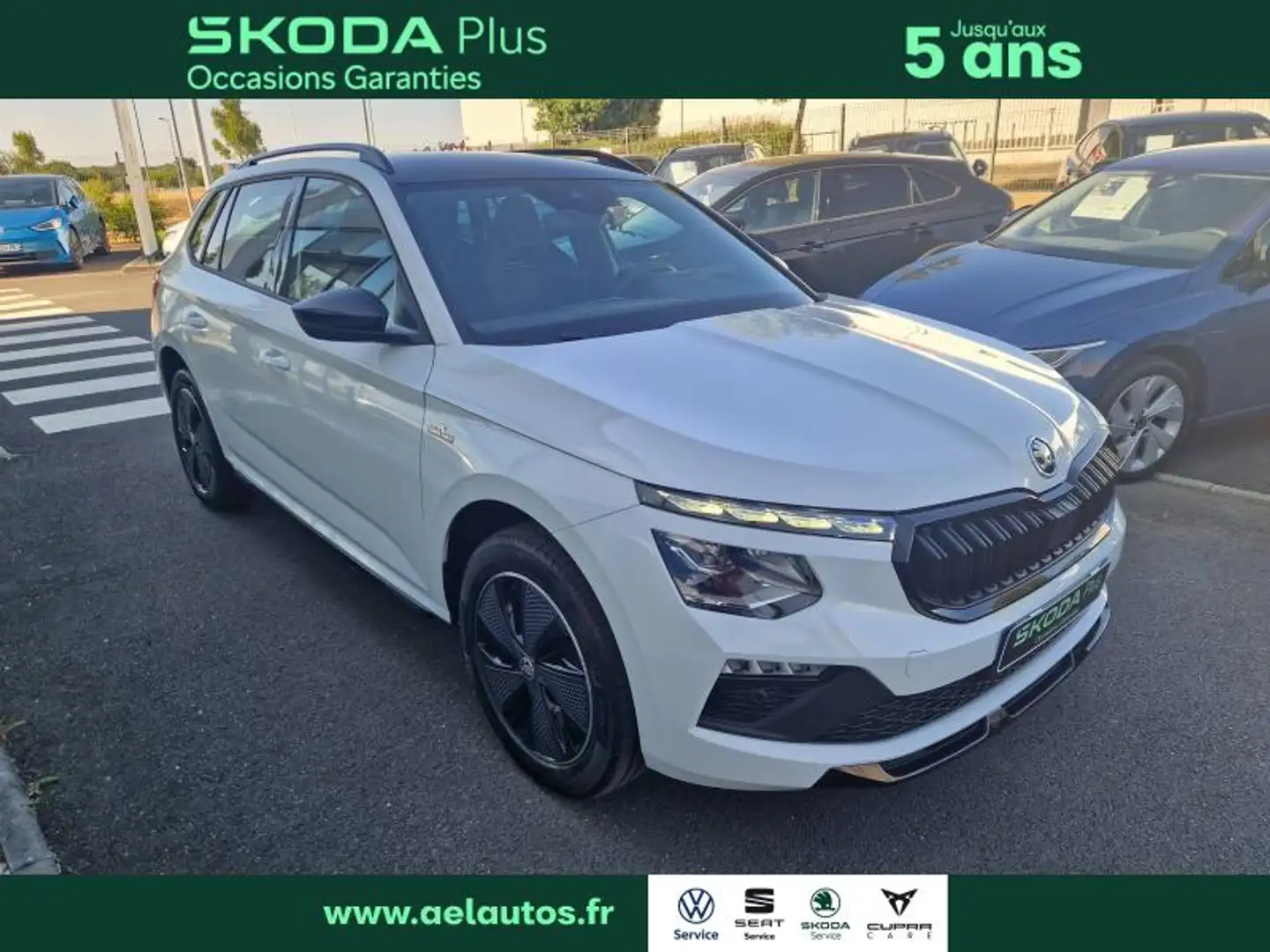 Skoda Kamiq 1.5 TSI Evo 2 150ch ACT Monte Carlo DSG7 Blanc - 2