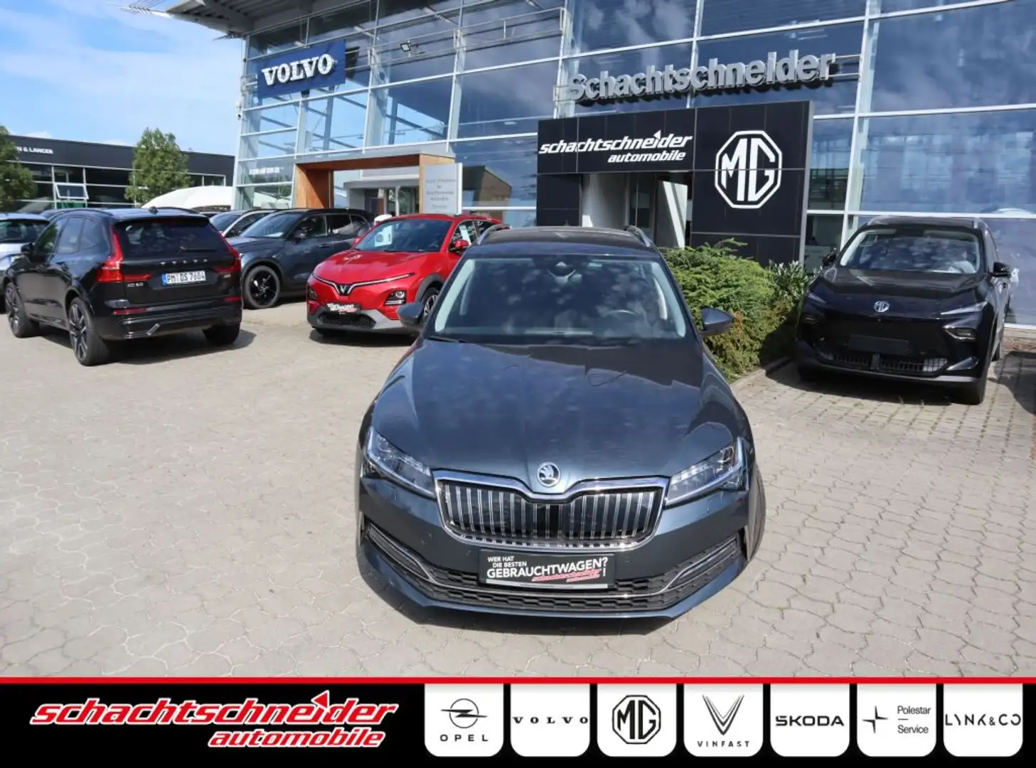 Skoda Superb Combi 1.4 TSI iV DSG Style+ACC+Navi Gris - 1