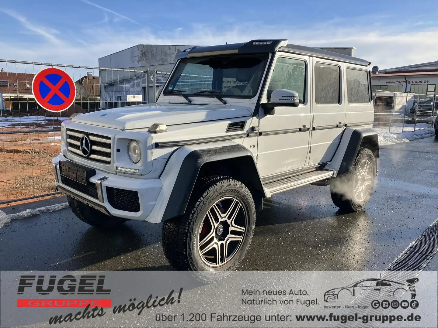 Mercedes-Benz G 500 4.0 V8 4x4² AT Bi-Xen.|SD|Navi|4xSHZ Blanc - 1
