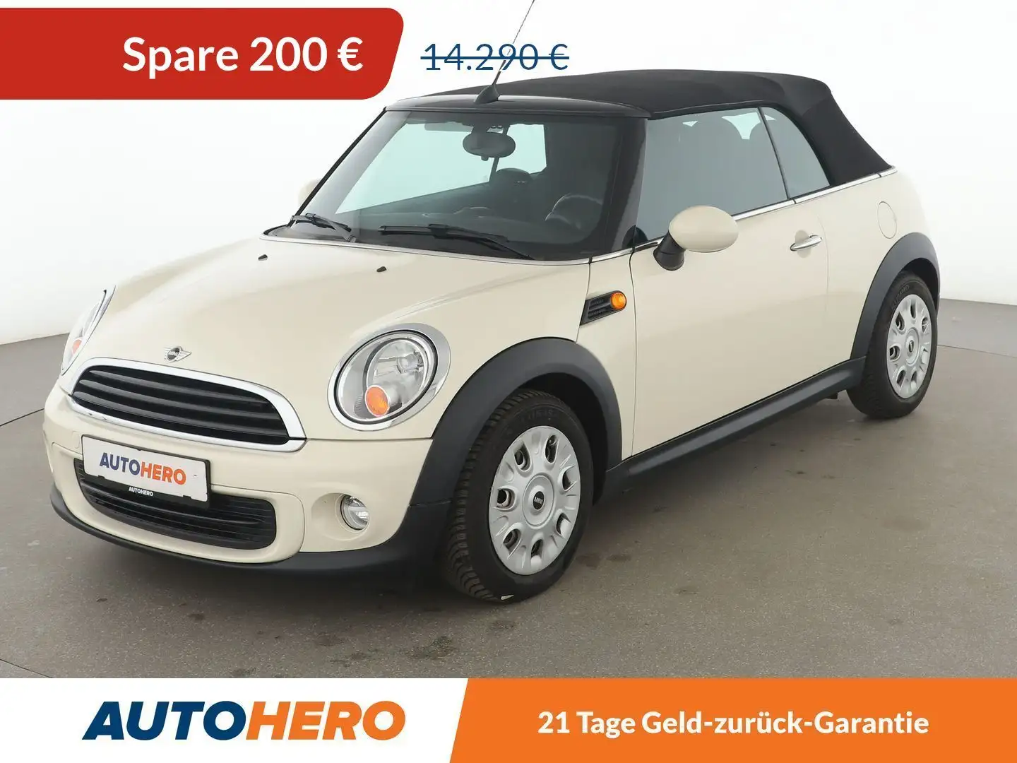 MINI One Cabrio One Aut.*NAVI*TEMPO*PDC*SHZ*KLIMA* Weiß - 1