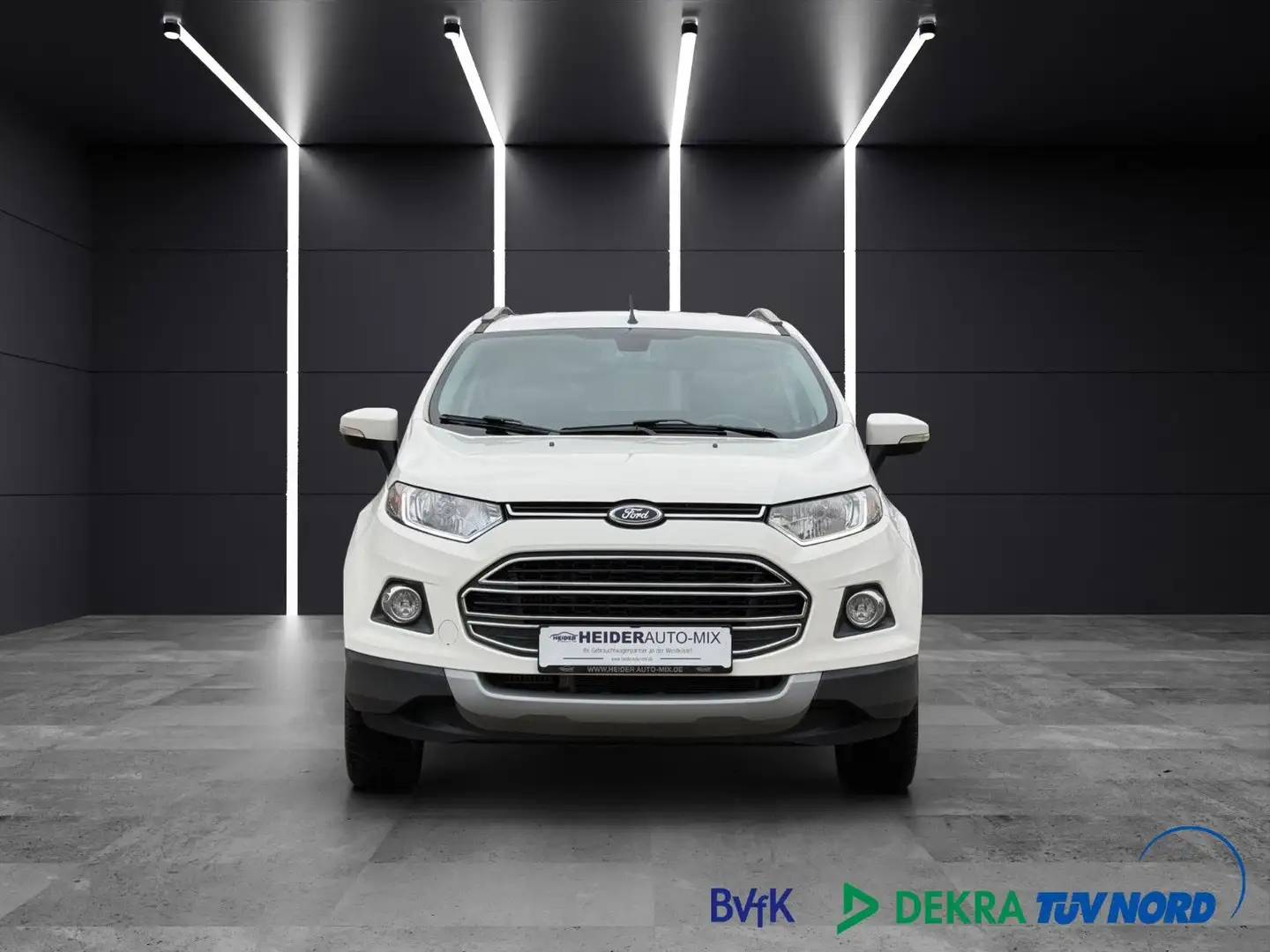 Ford EcoSport Titanium LEDER|TEMPOMAT|SITZHEIZUNG|PDC Blanc - 2