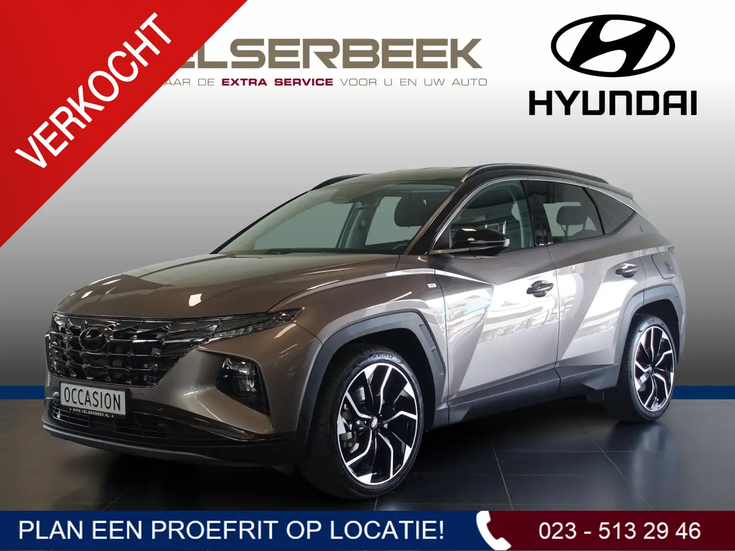 Hyundai TUCSON 1.6 T-GDI MHEV Comfort Smart *BTW Auto/7099 Km* Marrone - 1
