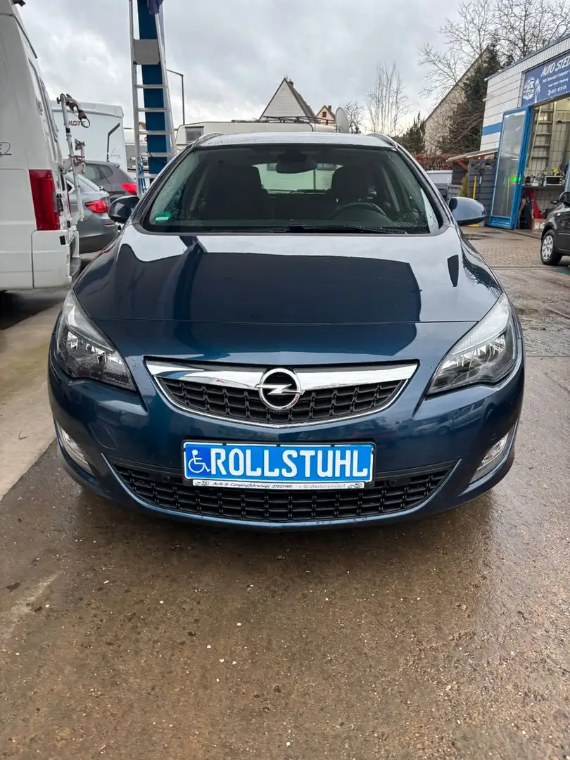 Opel Astra J Sports Tourer*Behindertengerecht*TÜV NEU Blau - 2