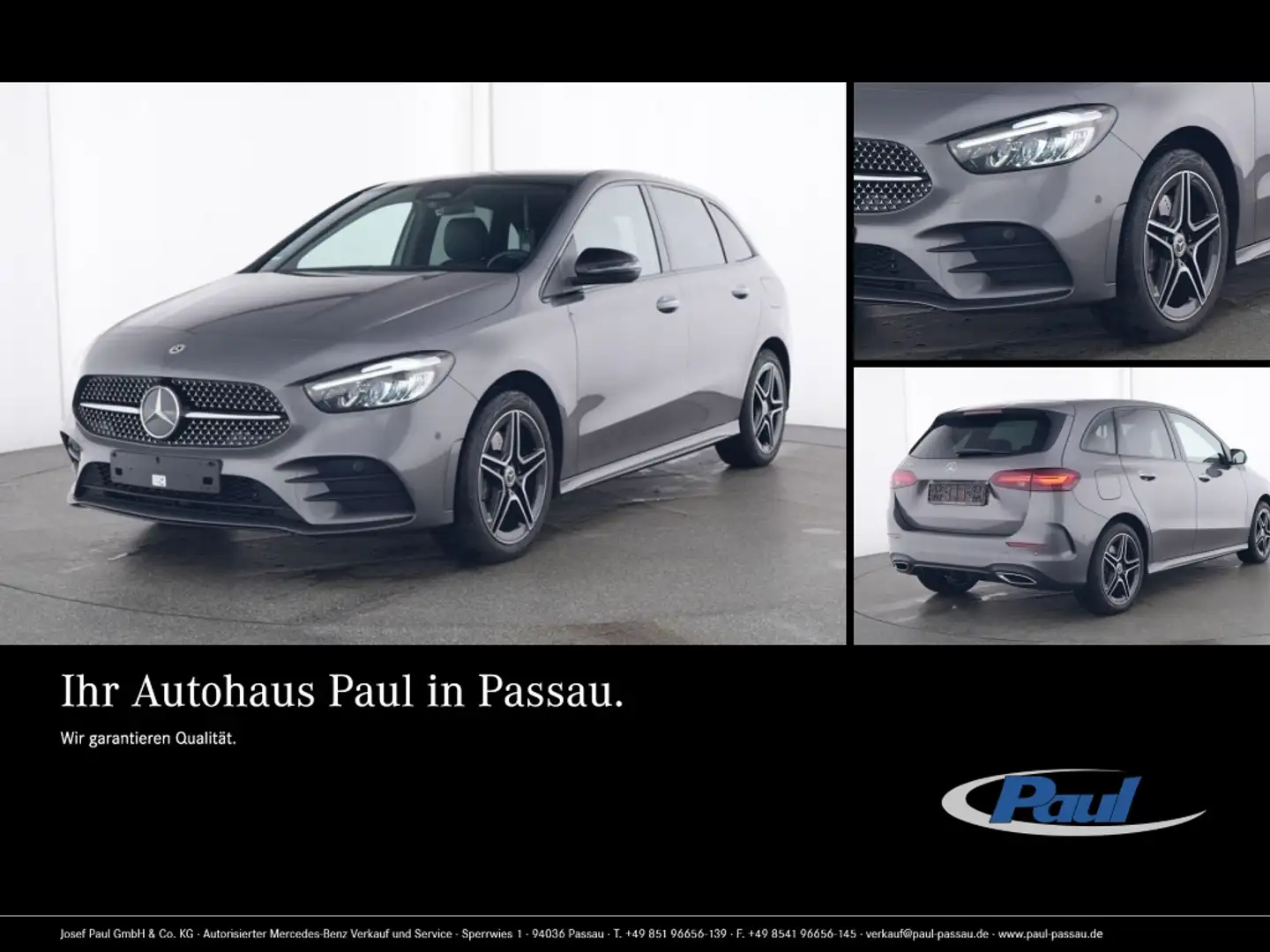 Mercedes-Benz B 250 e mit EQ Hybrid Technologie Pano Night LM Grau - 1