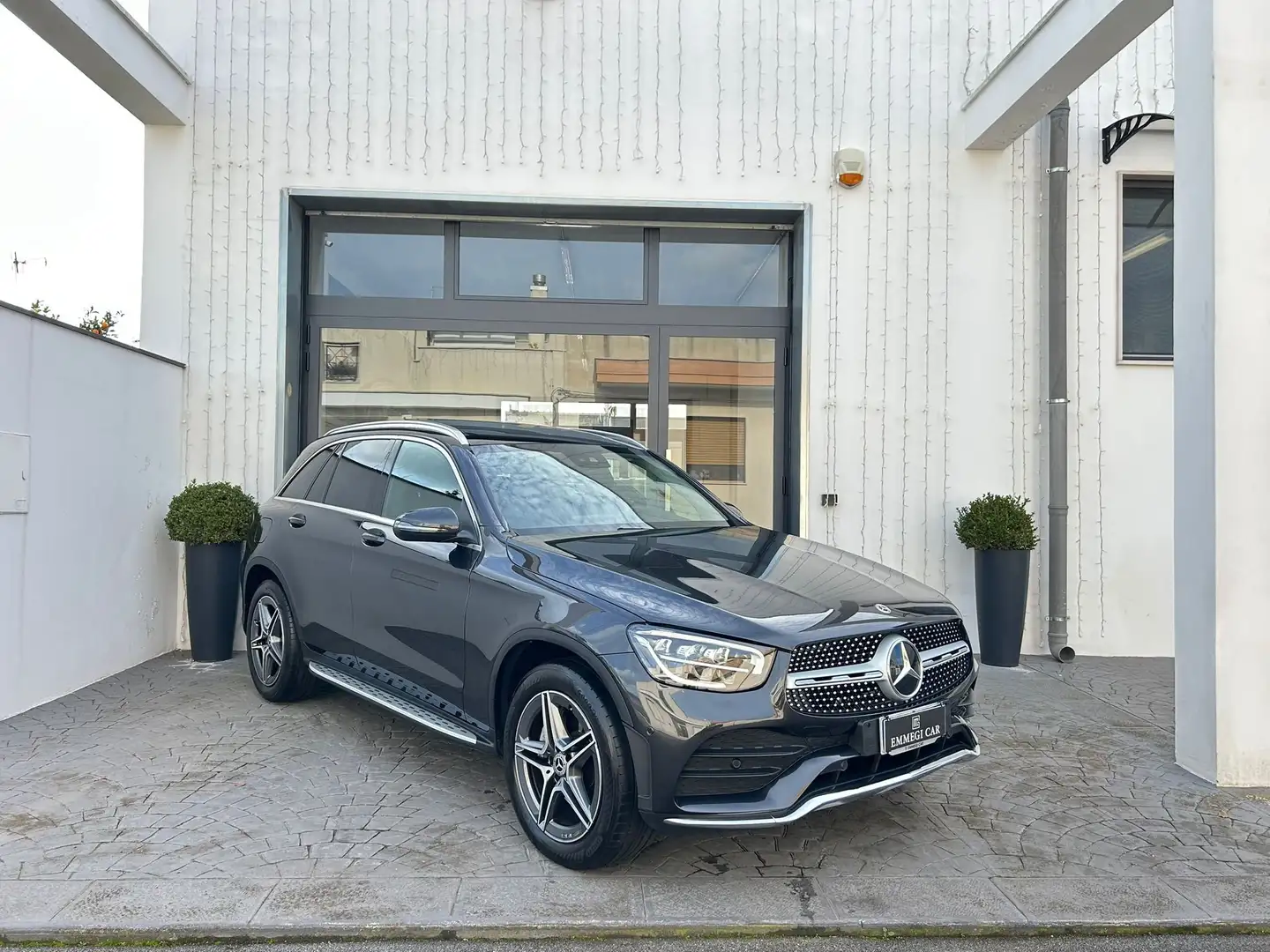 Mercedes-Benz GLC 220 d 4MATIC PREMIUM PLUS TETTO-2022 Grigio - 1