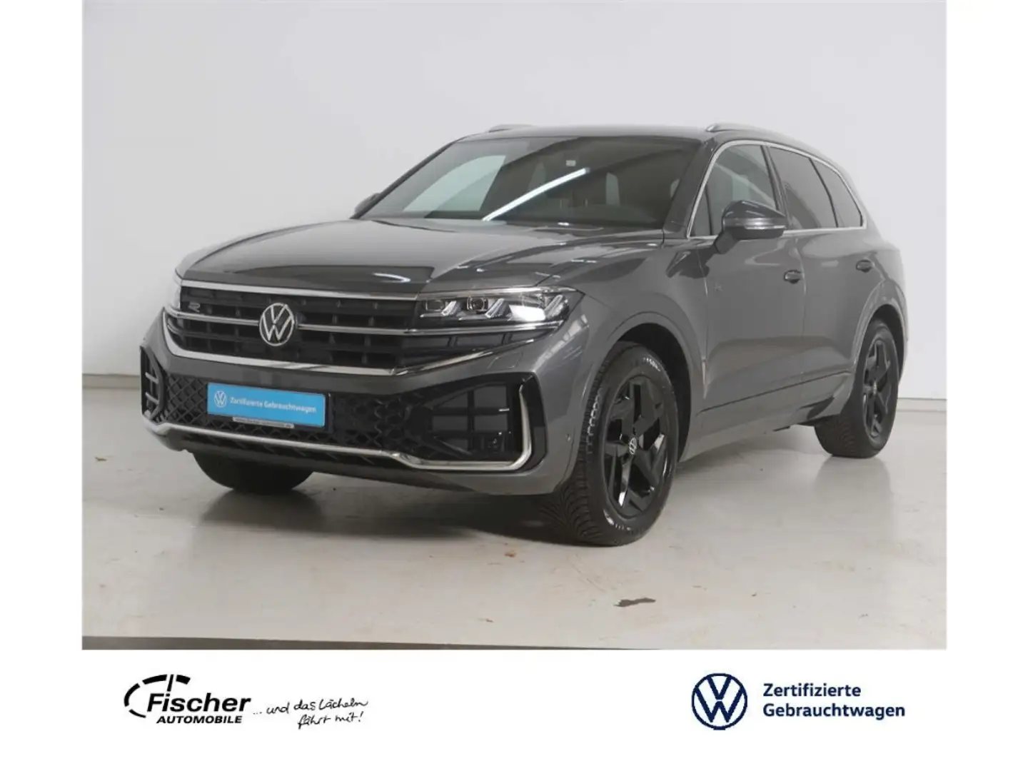 Volkswagen Touareg 3.0 TDI V6 4Mot. R-Line Tip. AHK/NAV/ACC Grau - 1