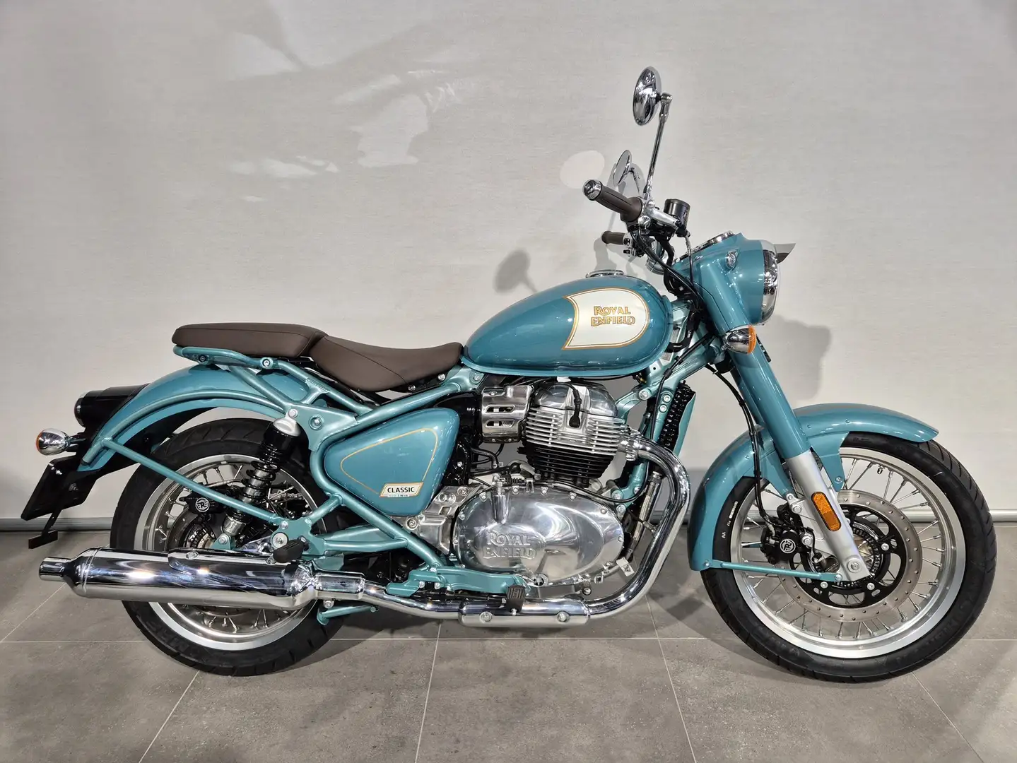Royal Enfield Classic 650 Blauw - 1
