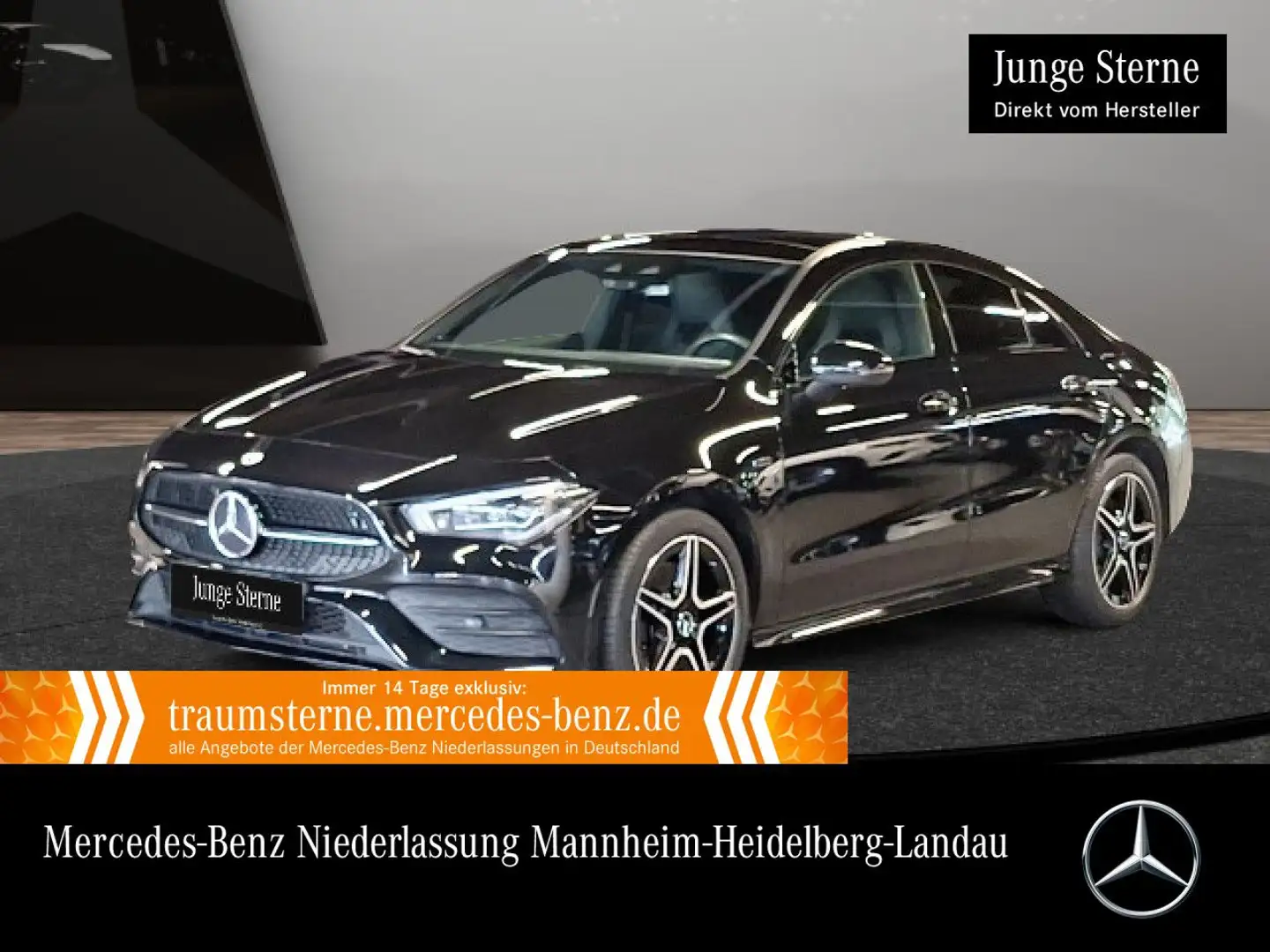 Mercedes-Benz CLA 250 e EDITION 2020+AMG+NIGHT+PANO+MULTIBEAM+8G Schwarz - 1