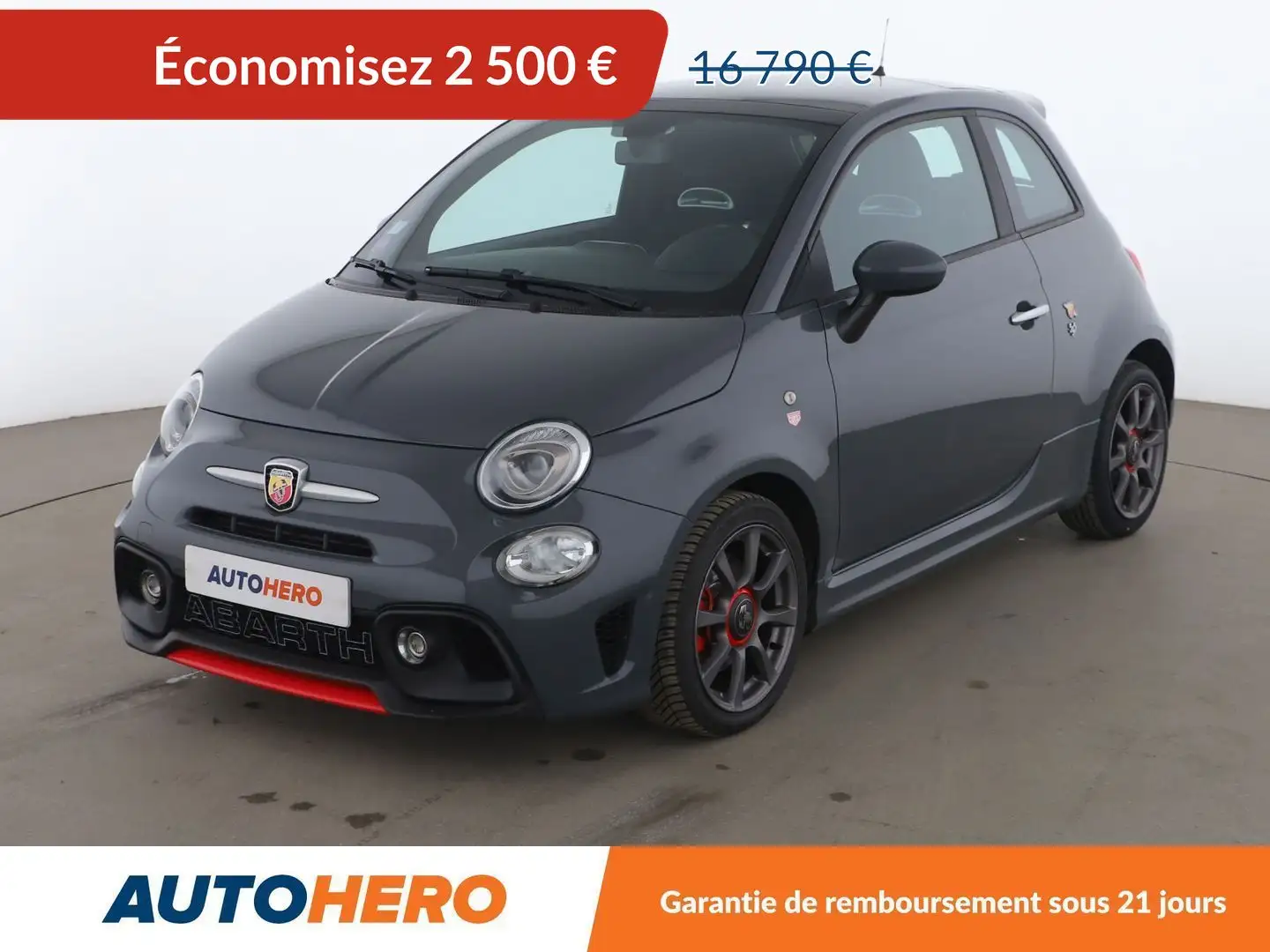 Abarth 595 1.4 Turbo T-Jet 595 Gris - 1
