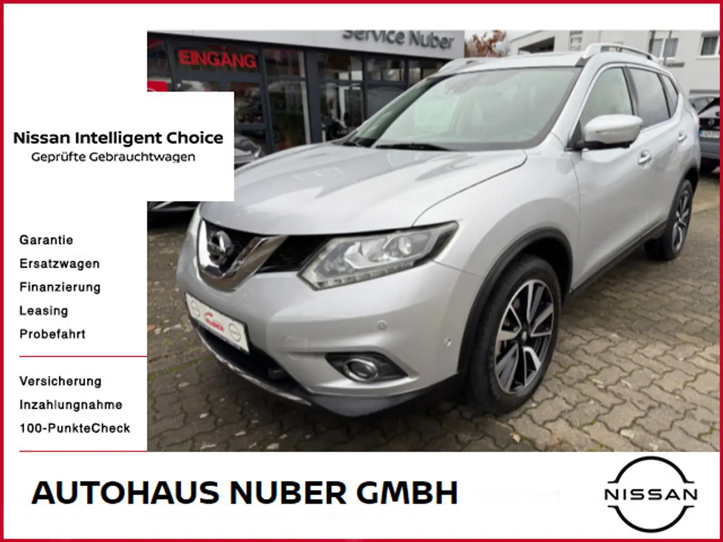 Nissan X-Trail 2,0dci Tekna Automatik Leder Argento - 1