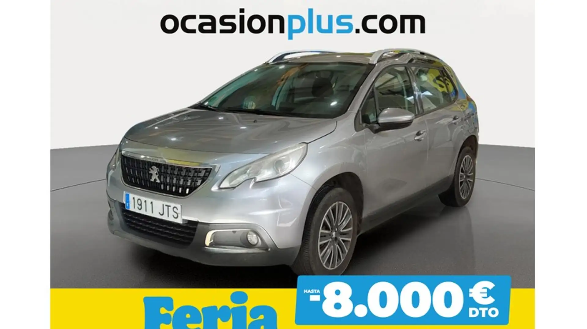 Peugeot 2008 1.6 BlueHDI Active 100 Gris - 1