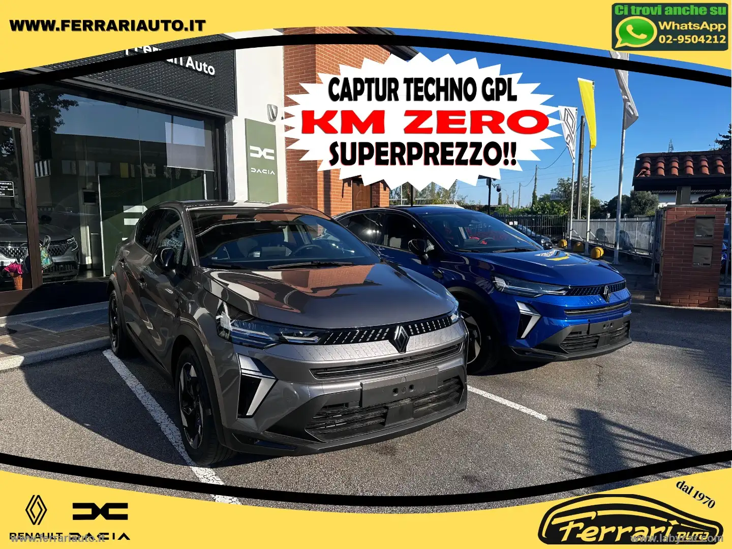 Renault Captur ECO-G 100 CV Techno KM ZERO Bleu - 1