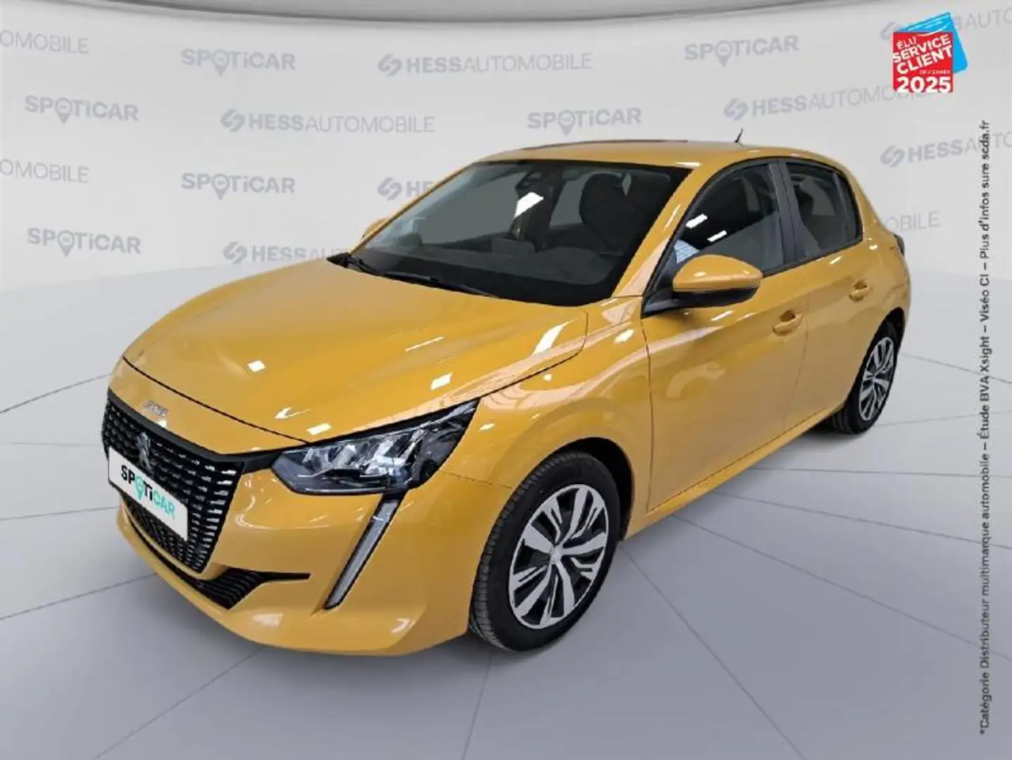 Peugeot 208 1.2 PureTech 100ch S\u0026S Active Business Jaune - 1