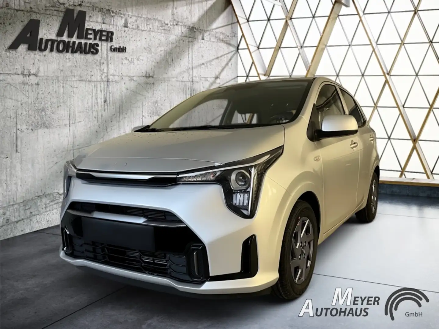 Kia Picanto Vision 1.0+NAVI+Tempomat+Sitzheizung Silber - 1