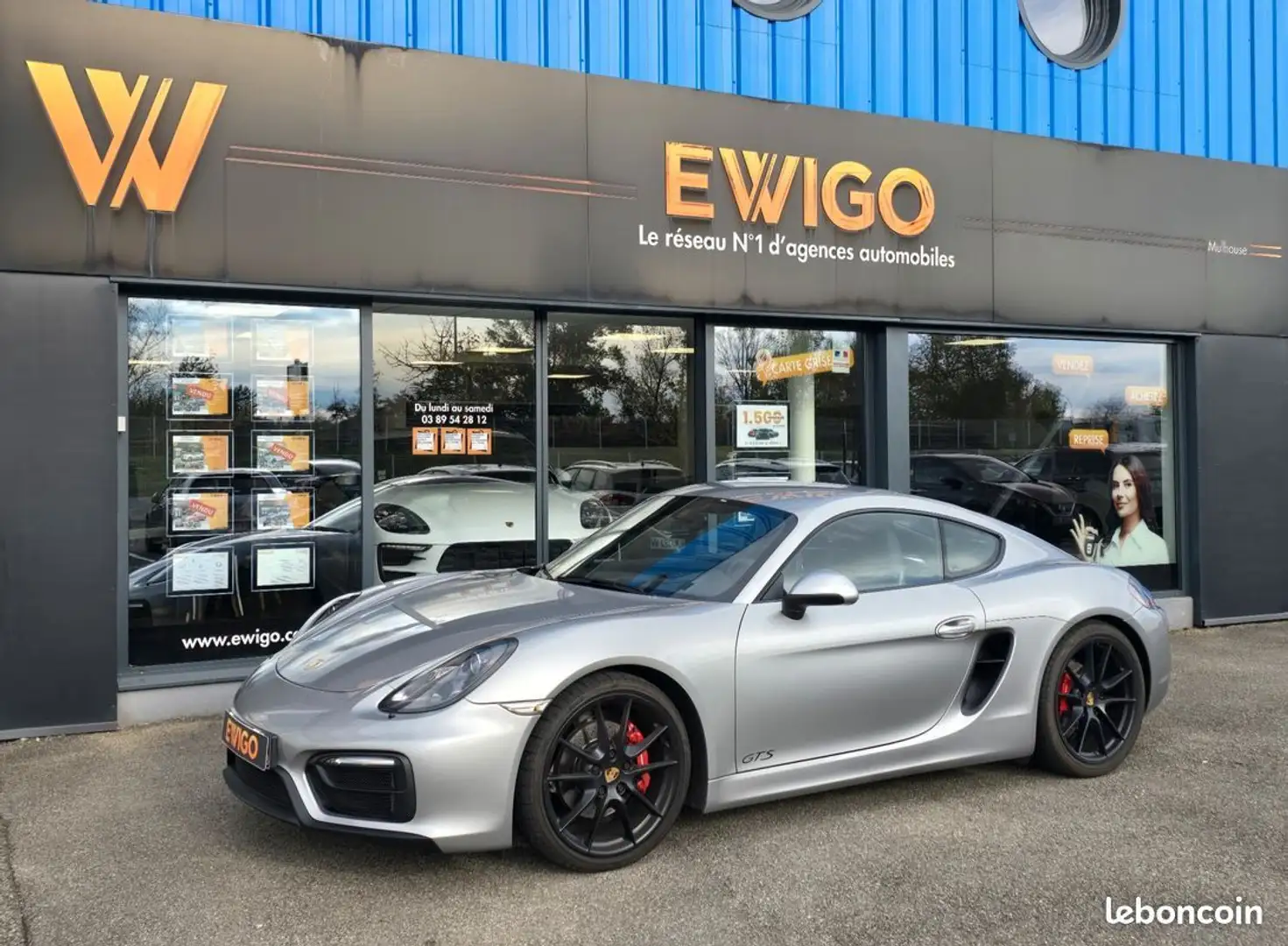 Porsche Cayman (981) 3.4 340ch gts pdk pse-chrono-pack carbone-immat fr Grau - 1