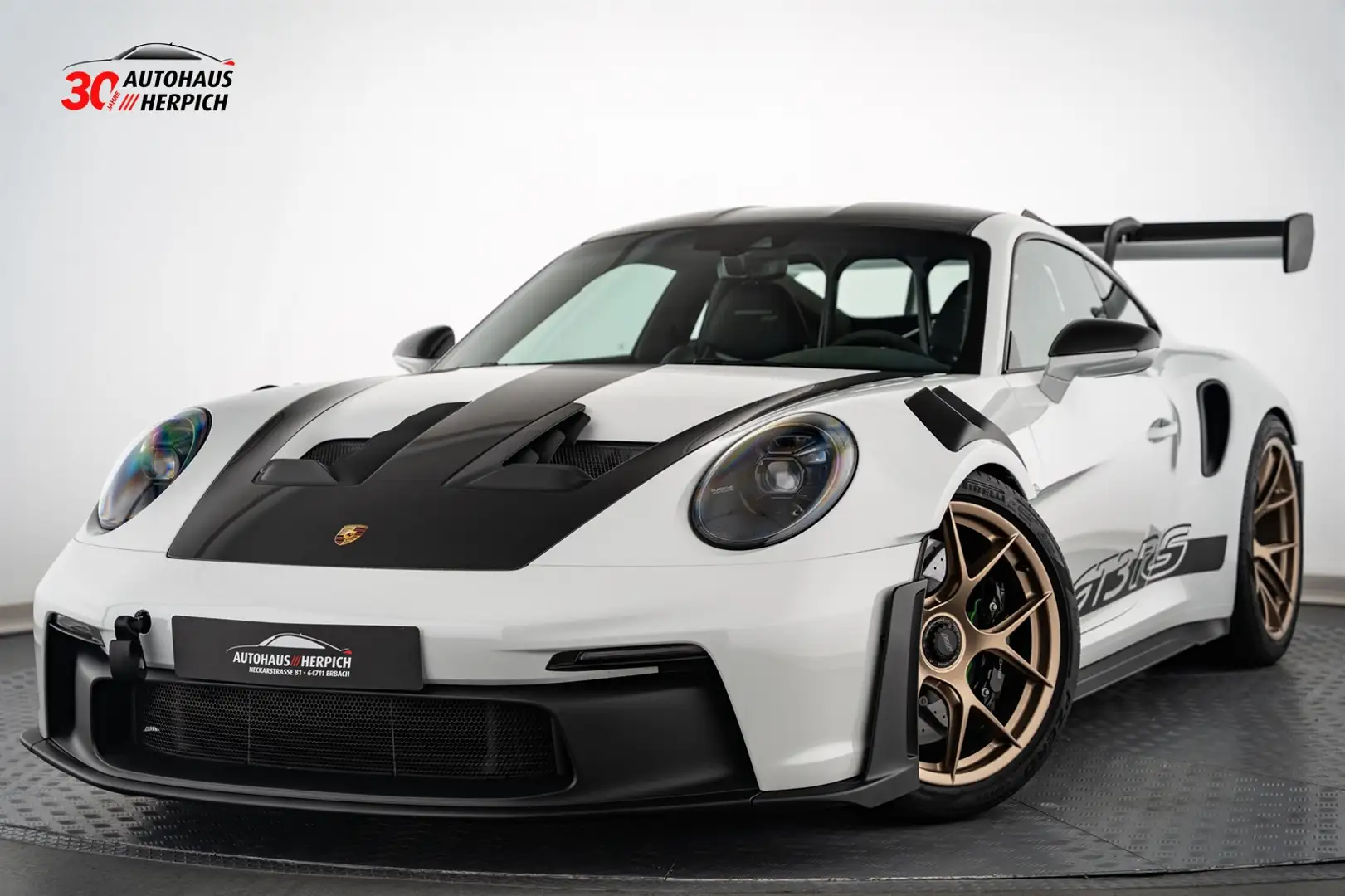 Porsche 992 GT3RS Weissach PCCB Lift PPF Sammlerzustand Blanc - 1
