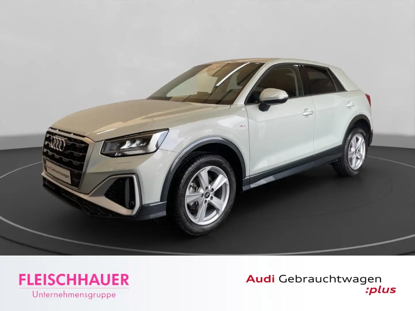 Audi Q2 S line 35 TFSI LED AHK el. Heckklappe Navi VC Silber - 1