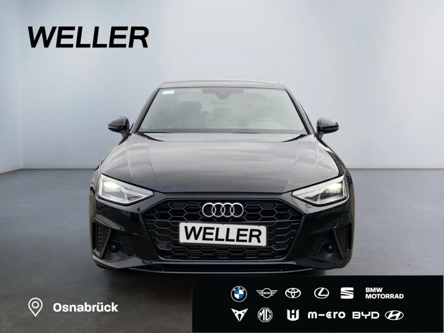 Audi A4 40 TFSI S tronic S line *Virtual*CAM*Optik*SHZ* Schwarz - 2