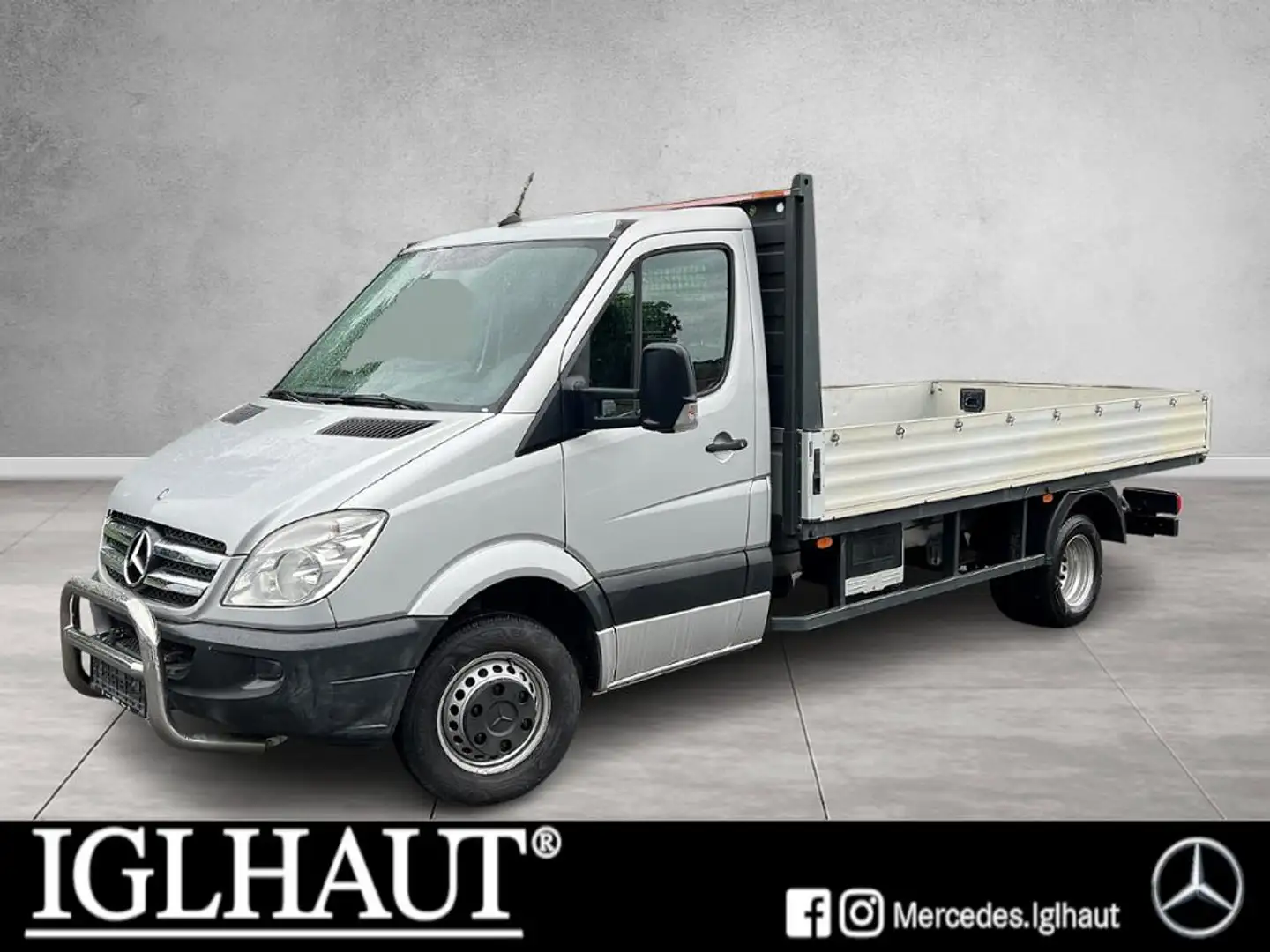 Mercedes-Benz Sprinter 516 CDI Pritsche STH AHK ABLASTUNG MÖGL Argent - 1