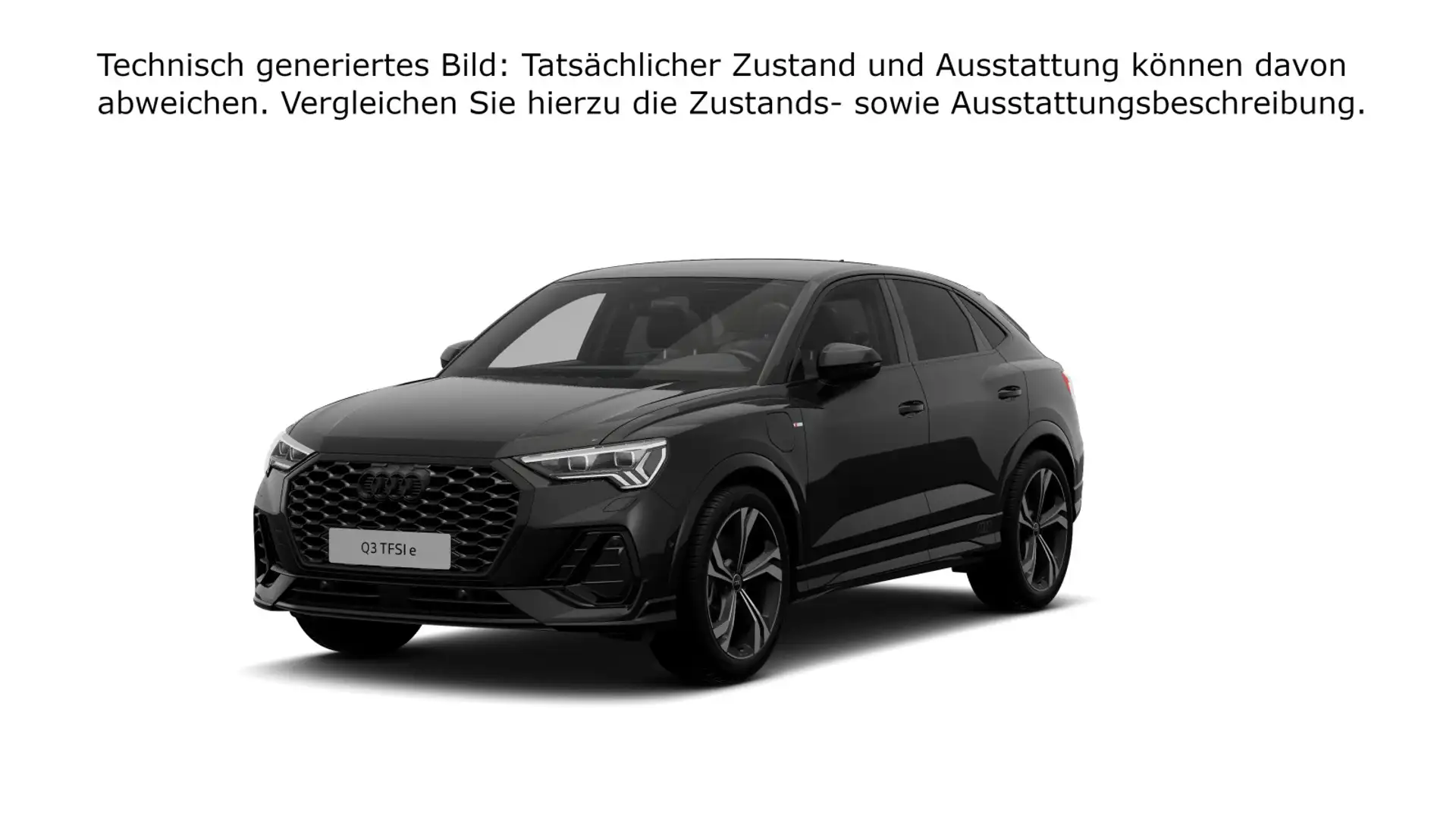 Audi Q3 45 TFSIe Sportback S tronic S line Noir - 2