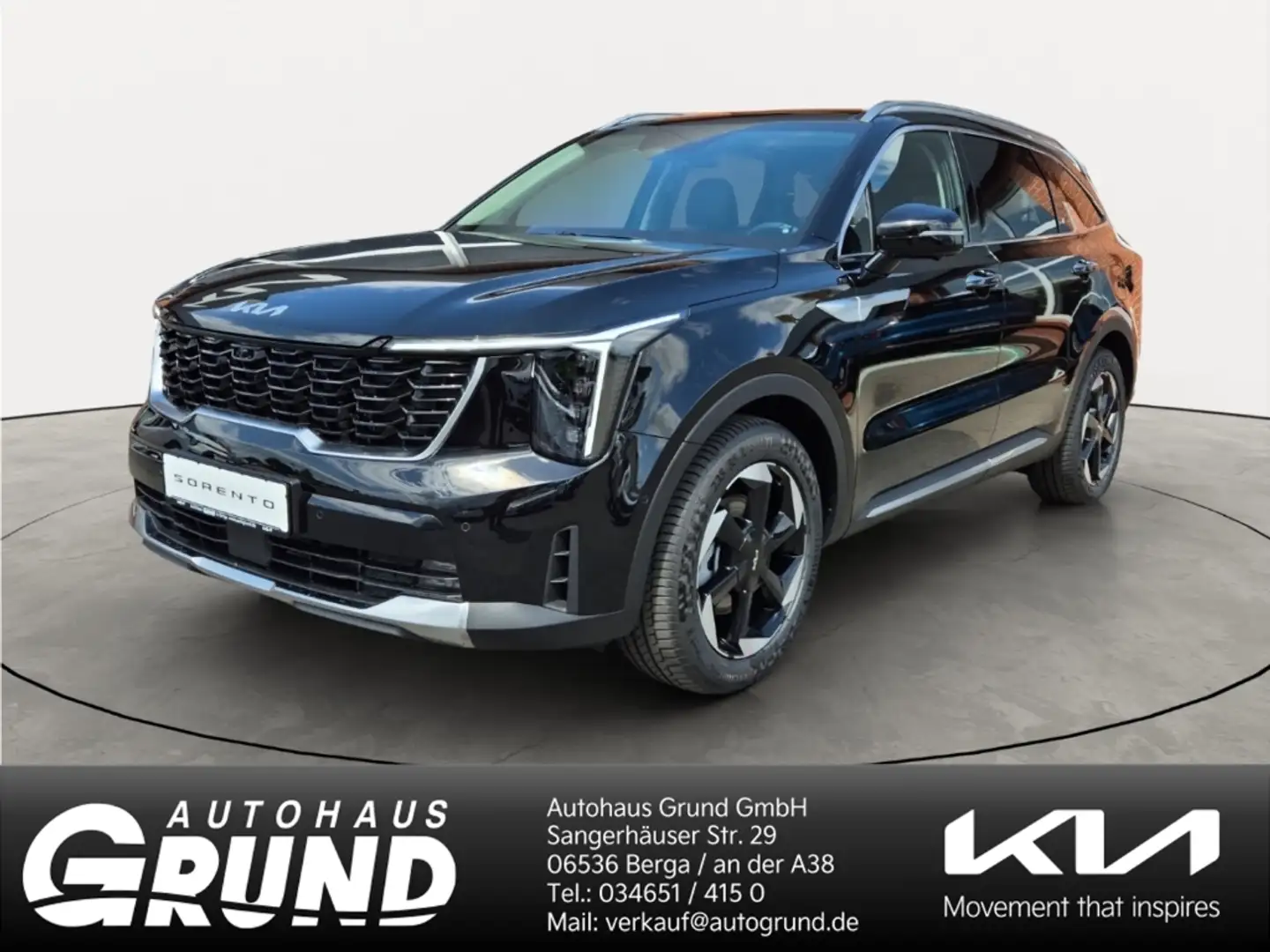 Kia Sorento 1.6T AT6 AWD PHEV PLUG&RIDE AHK 7S PANO Schwarz - 1