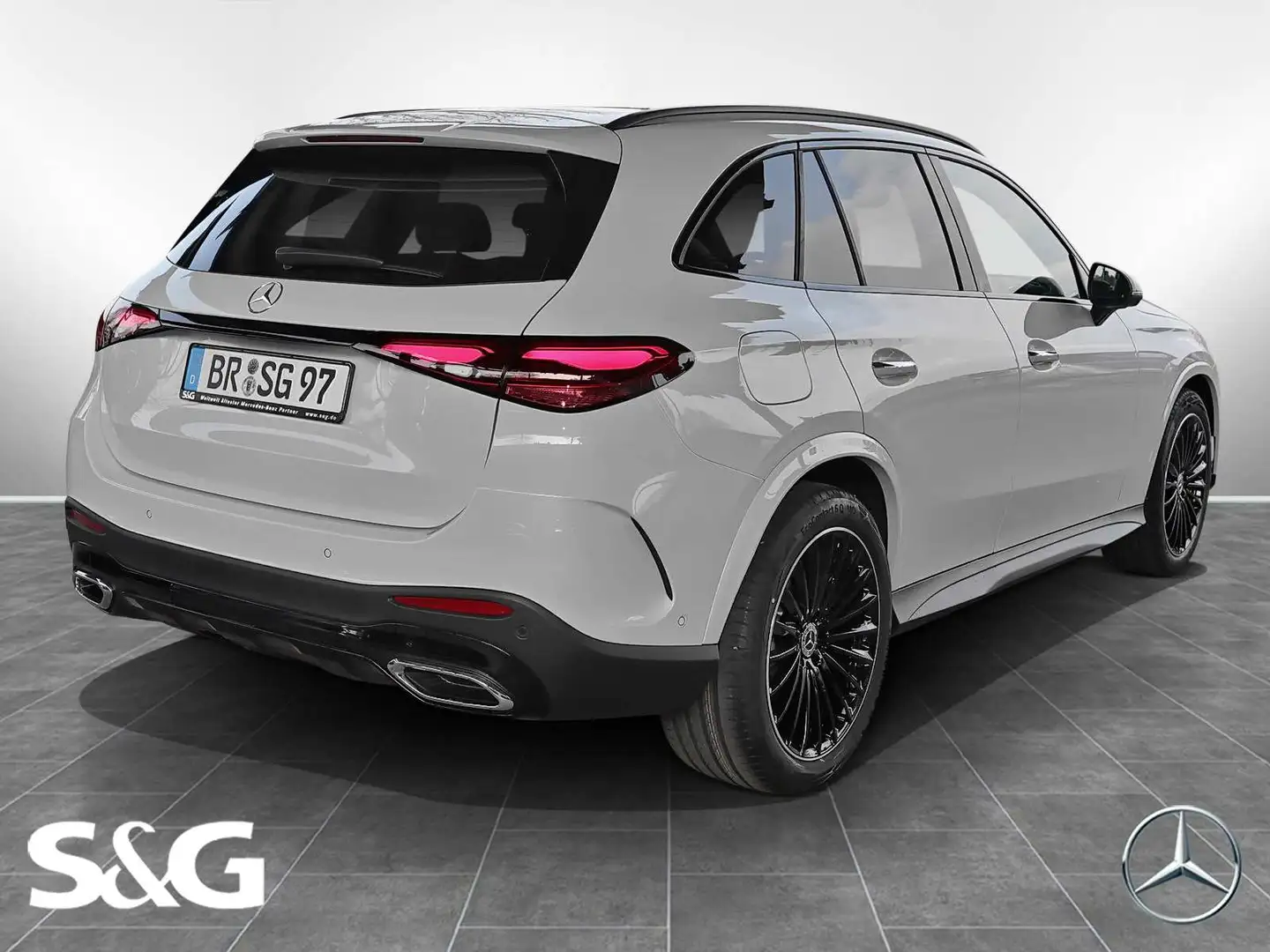 Mercedes-Benz GLC 220 d 4M AMG MBUX+360°+DIG-LED+Pano+AHK+HuD Blanc - 2