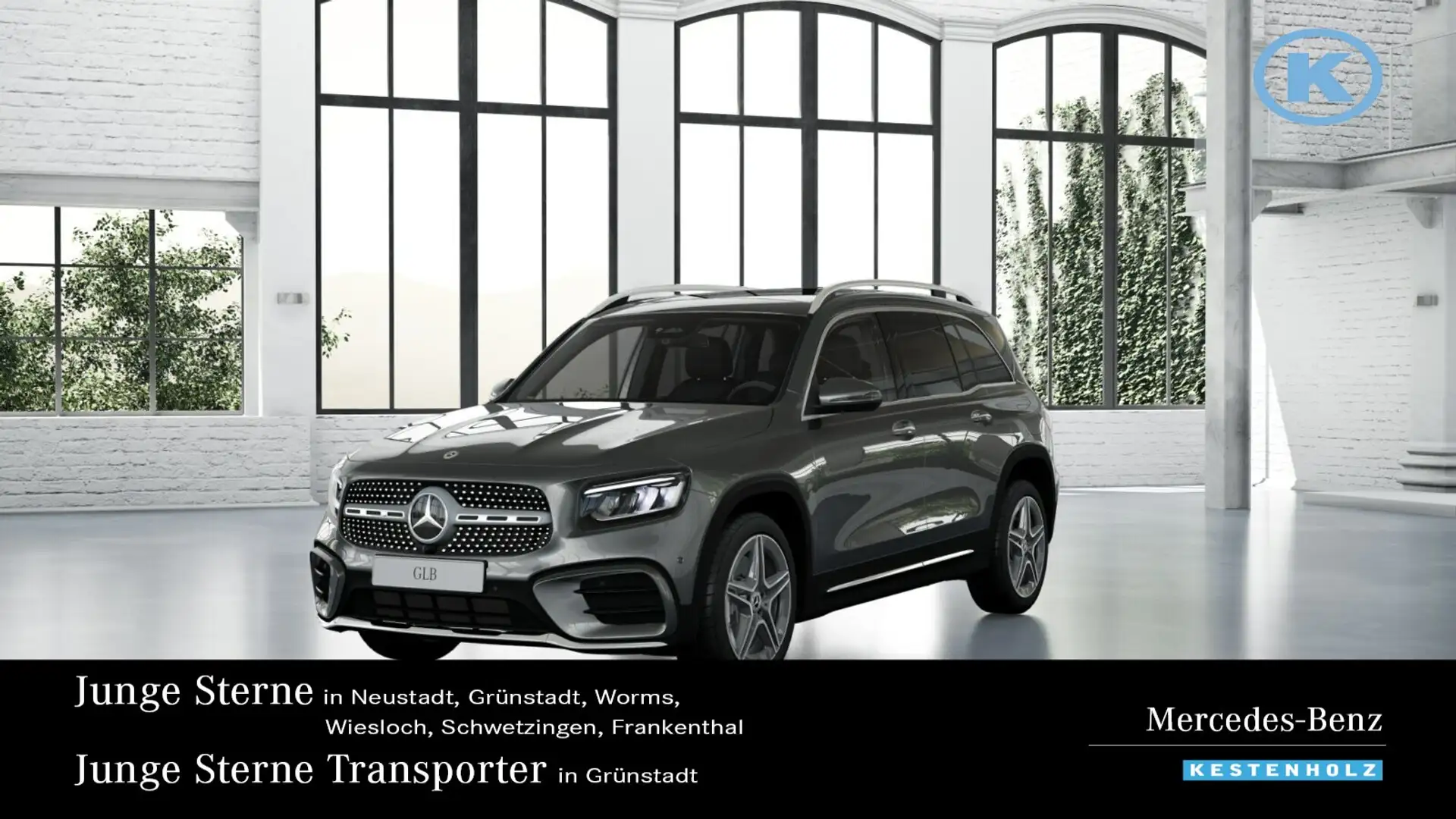 Mercedes-Benz GLB 220 GLB 220 d 4M AMG+AHK+DISTRO+PANO+BURME+KAM+KEYL Grau - 1