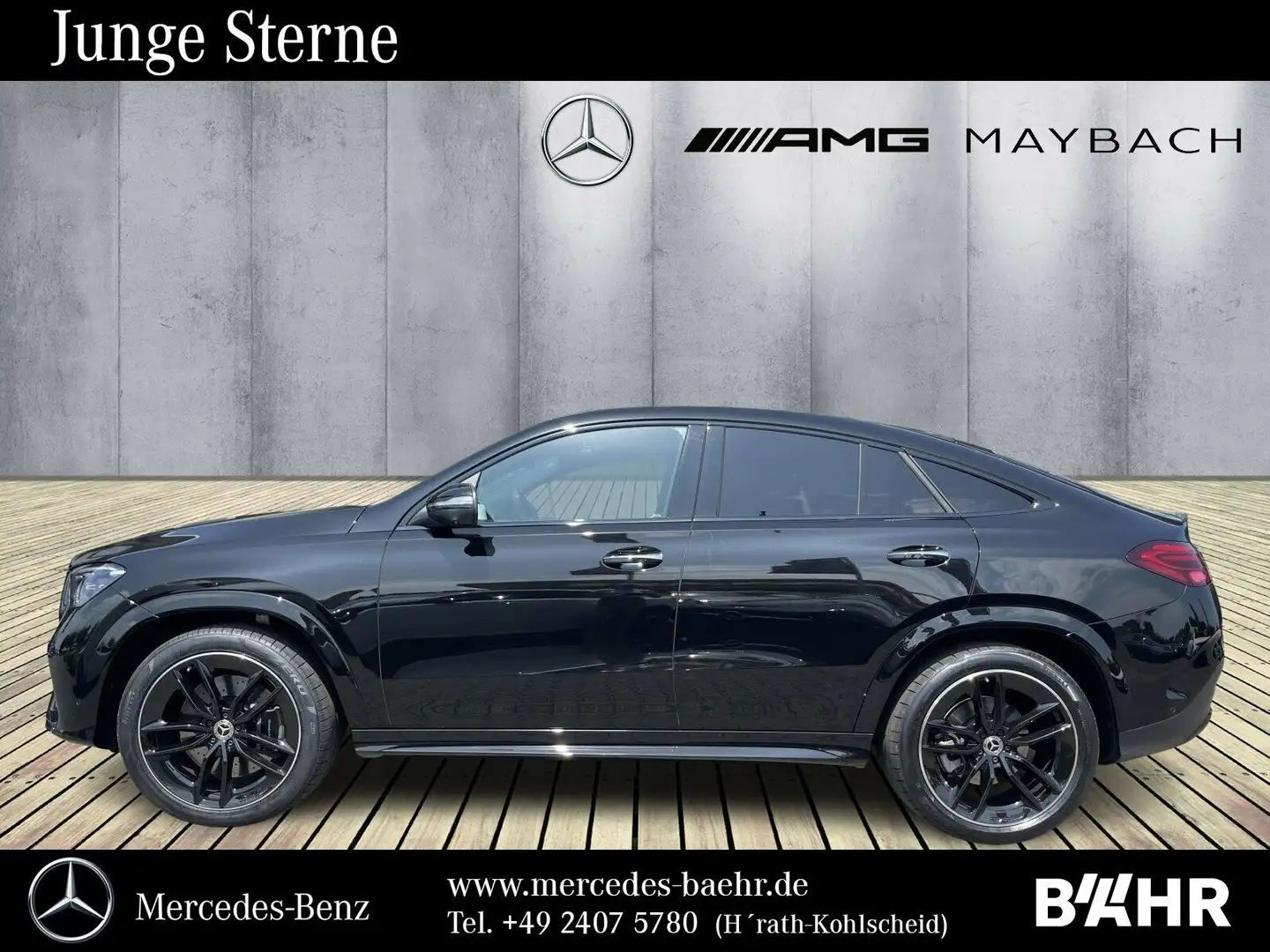 Mercedes-Benz GLE 450 GLE 450 d 4M Coupé AMG+Night/Pano/AHK/Airmatic Noir - 2