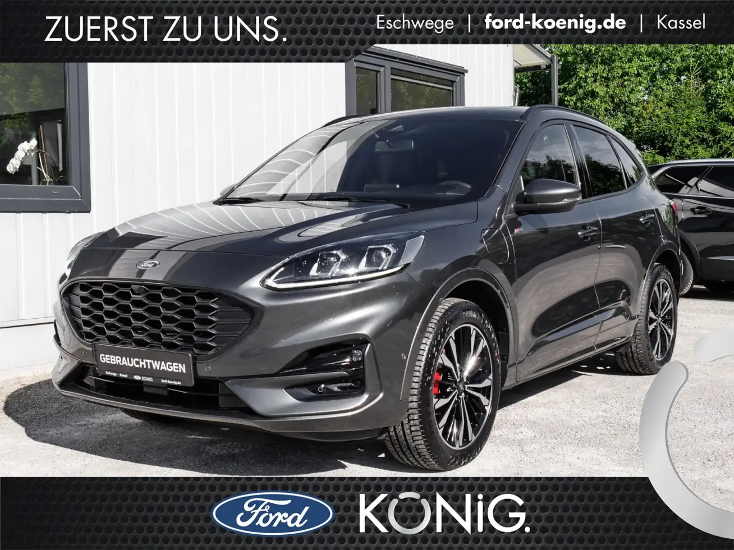 Ford Kuga ST-Line X Plug-in Hybrid adaptive LED+Navi Klima Grijs - 1