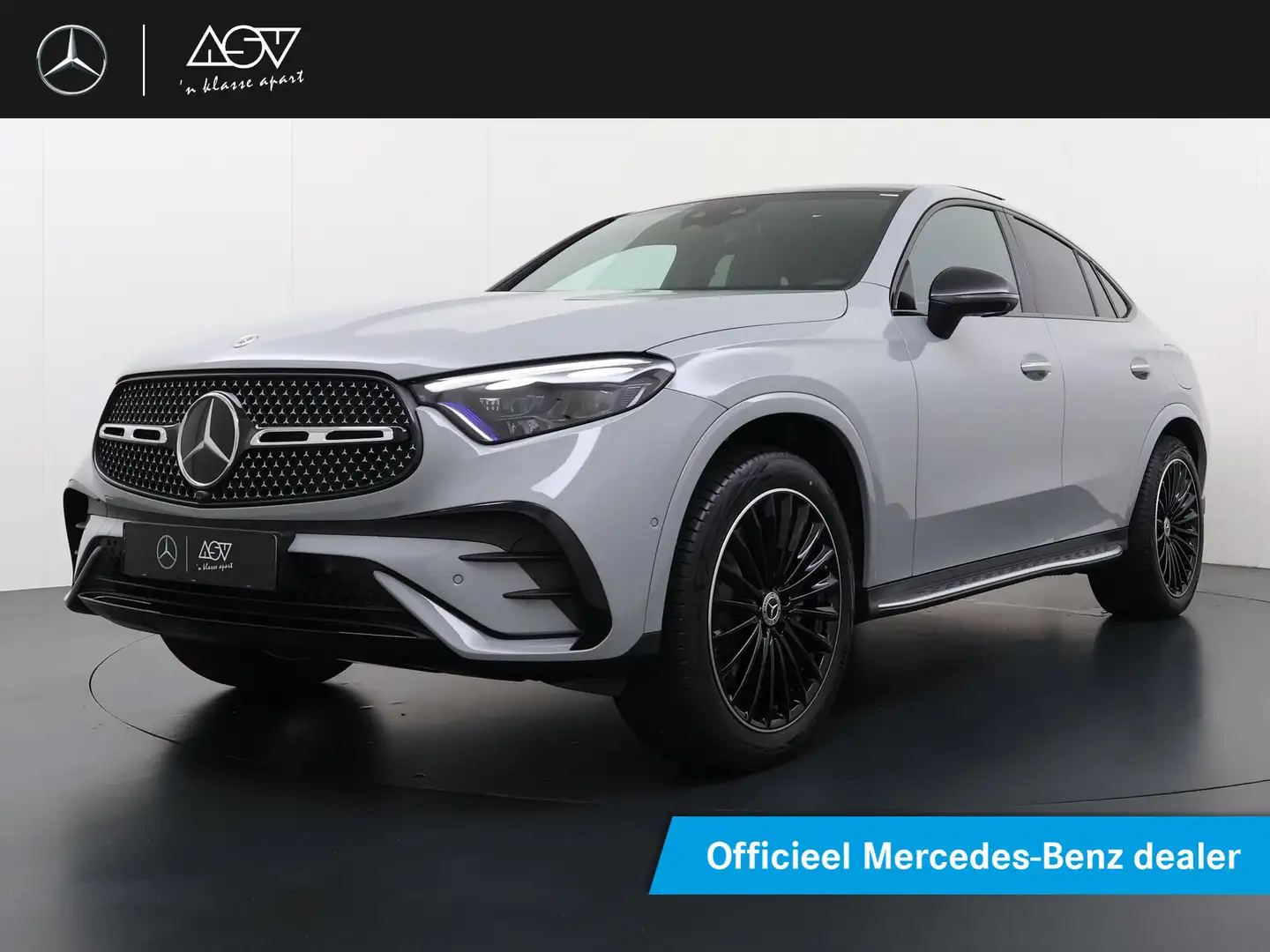 Mercedes-Benz GLC 300 Coupé 300e 4MATIC Sport Edition | Achterasbesturin Grijs - 1