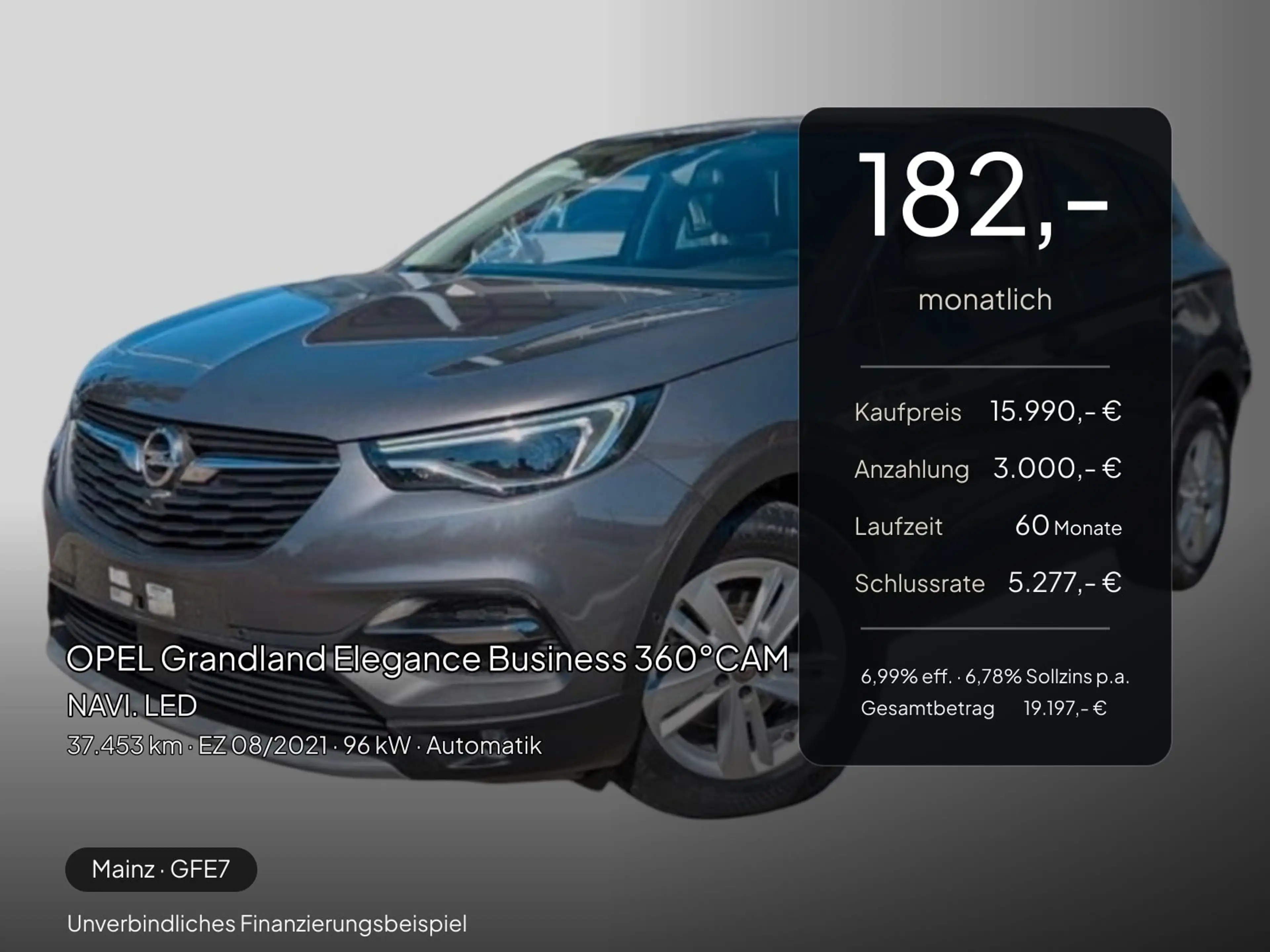 Opel Grandland X Grandland Elegance Business 360°CAM. NAVI. LED — photo 2