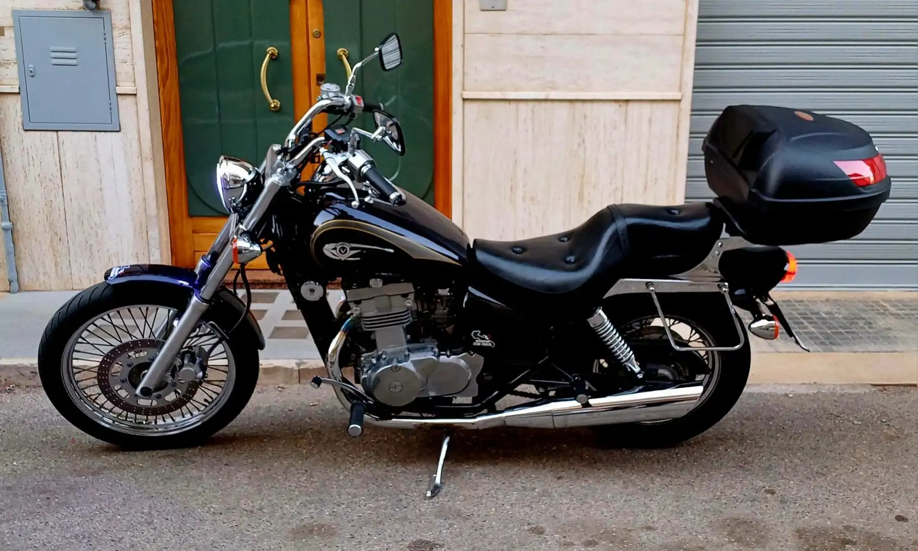 Kawasaki EN 500 Bleu - 2