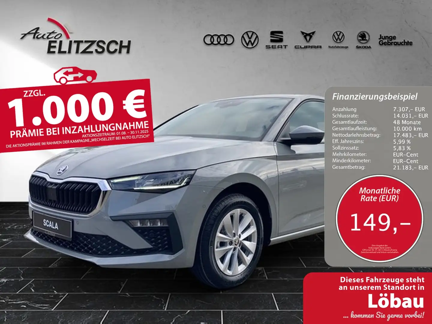 Skoda Scala Selection Grau - 1