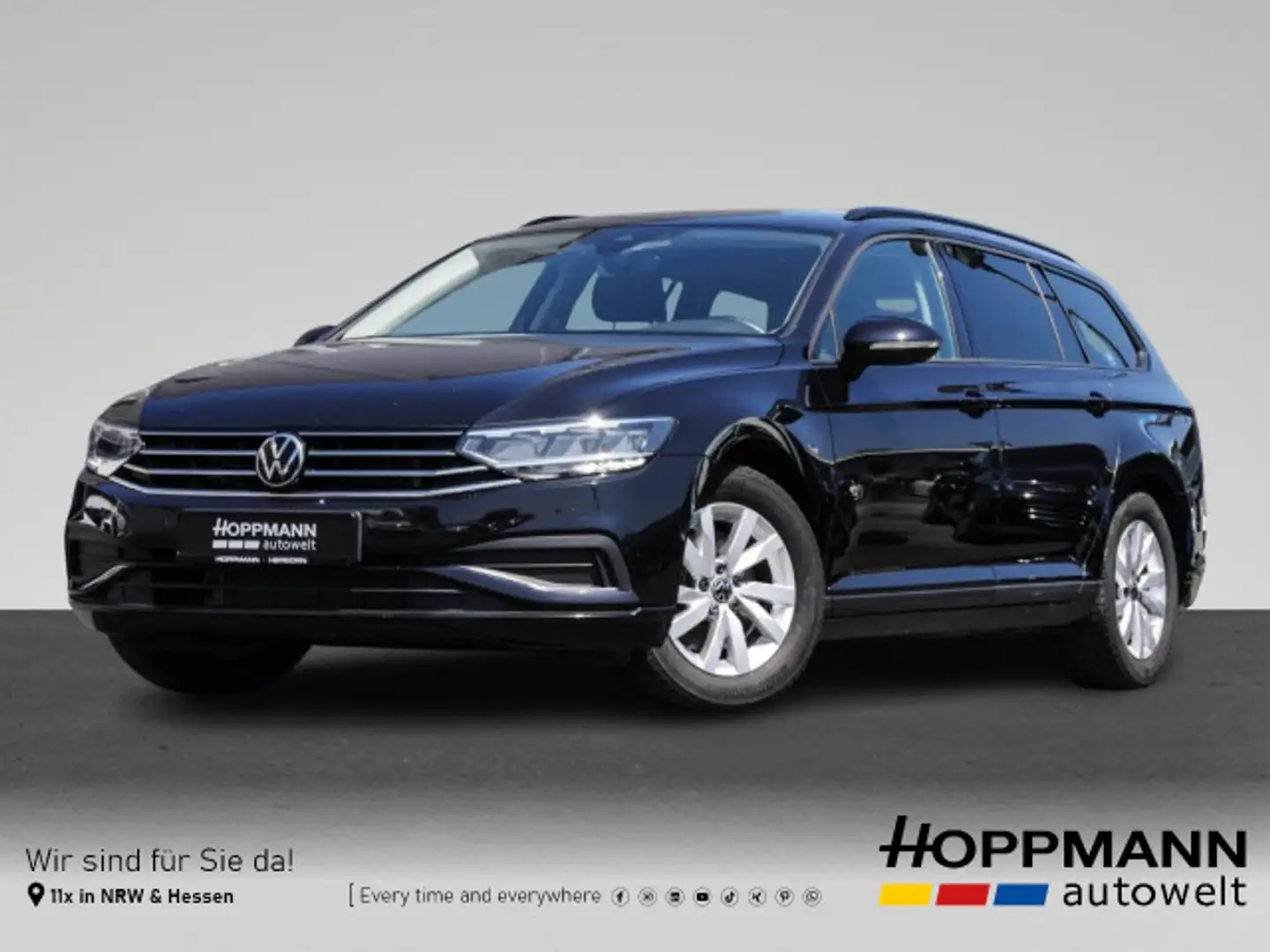 Volkswagen Passat Variant 2.0 TDI LED AHK Navi Kamera Schwarz - 1