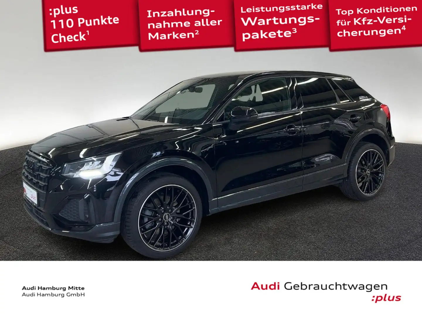 Audi Q2 35 TFSI advanced S tronic S line Navi Kamera Schwarz - 1